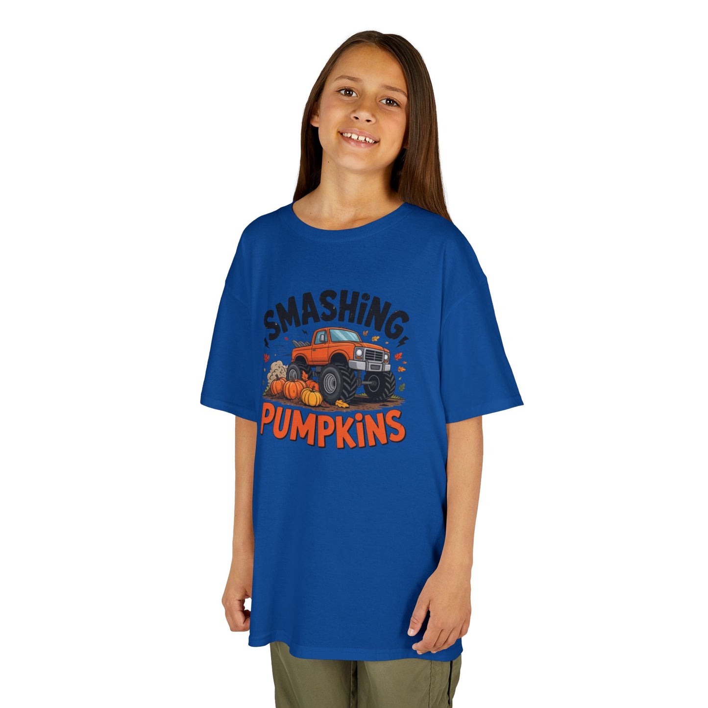 Smashing Pumpkins Kids Tee for Halloween Fun, Youth Autumn Shirt, Pumpkin Patch Tee, Fall Festival Apparel, Trick or Treat Top