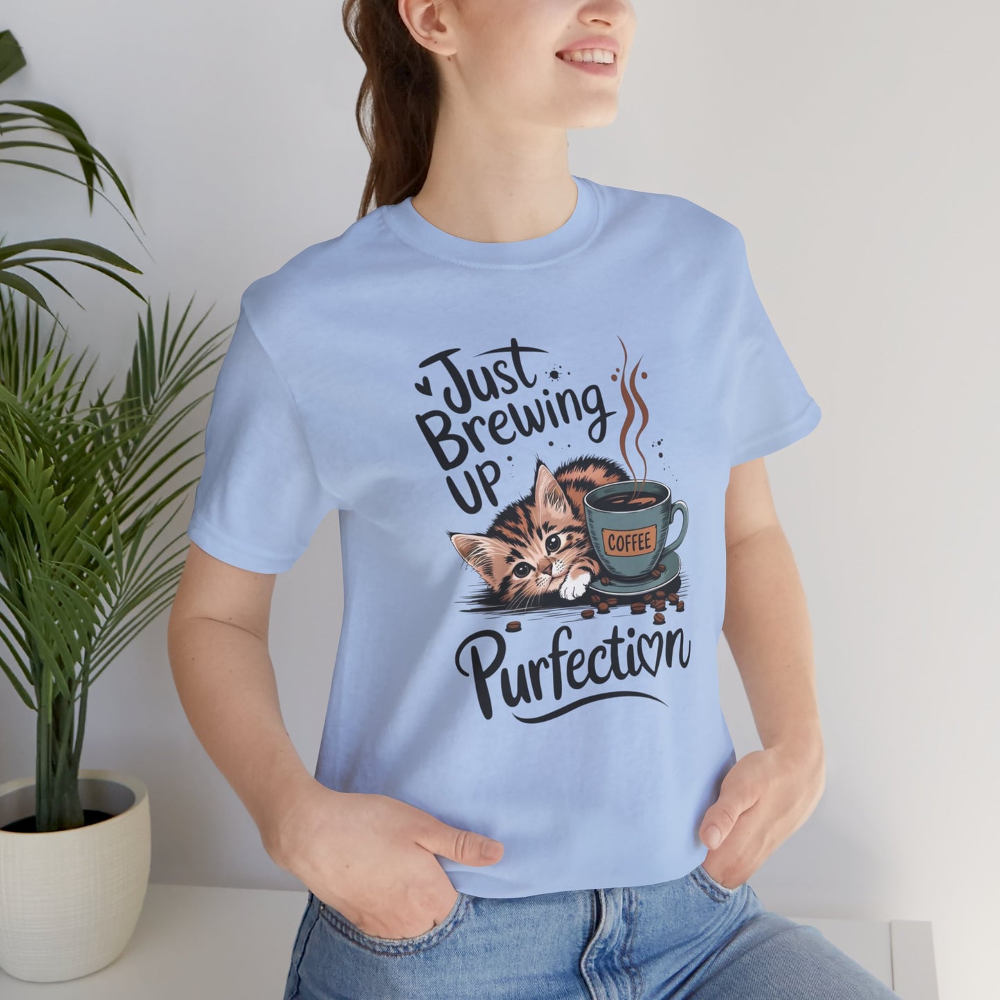 Cute Cat Coffee Tee