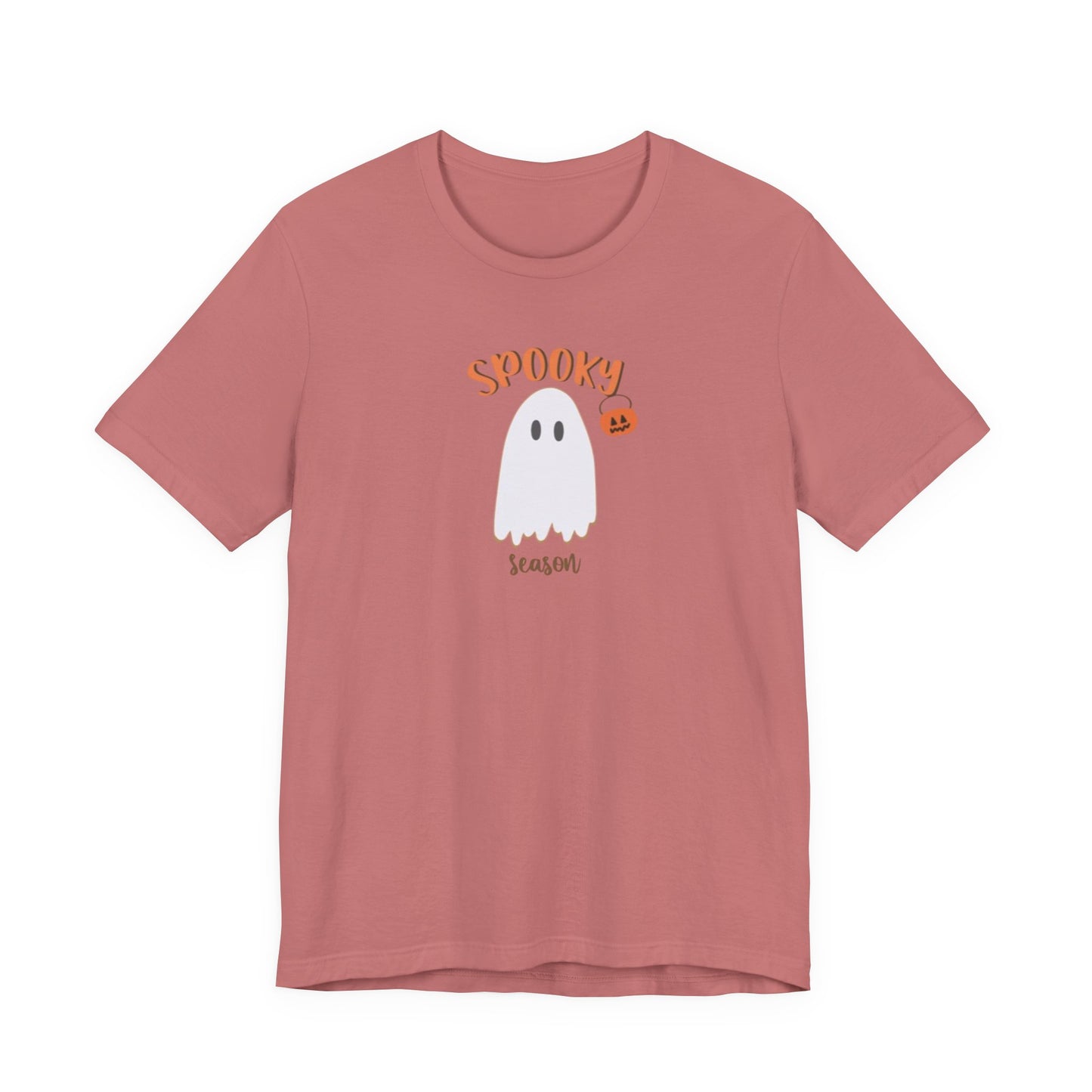 Spooky Ghost Unisex Tee, Halloween Shirt, Cute Ghost T-Shirt, Casual Halloween Outfit, Fun Gift for Ghost Lovers