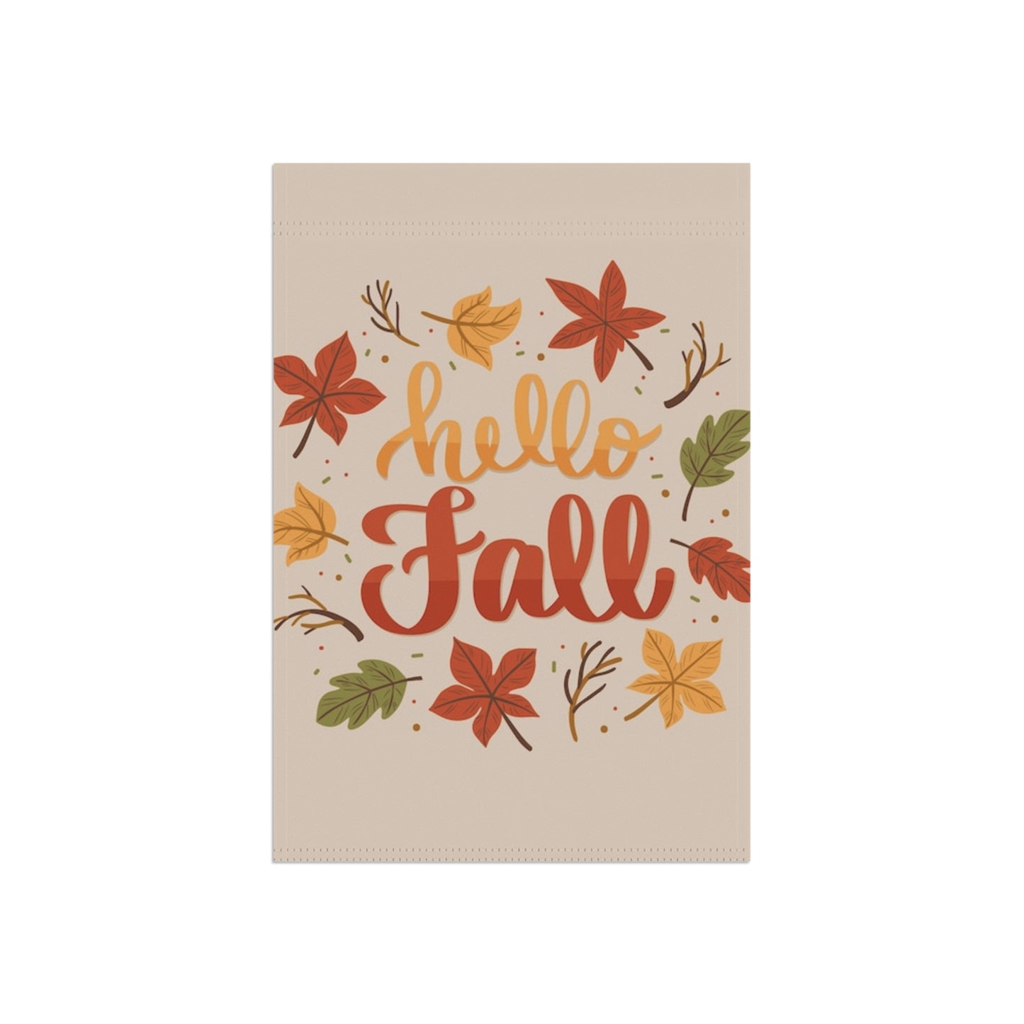 Fall Garden Banner, Autumn Home Decor, Seasonal Outdoor Flag, Thanksgiving Greeting, Welcome Fall Sign