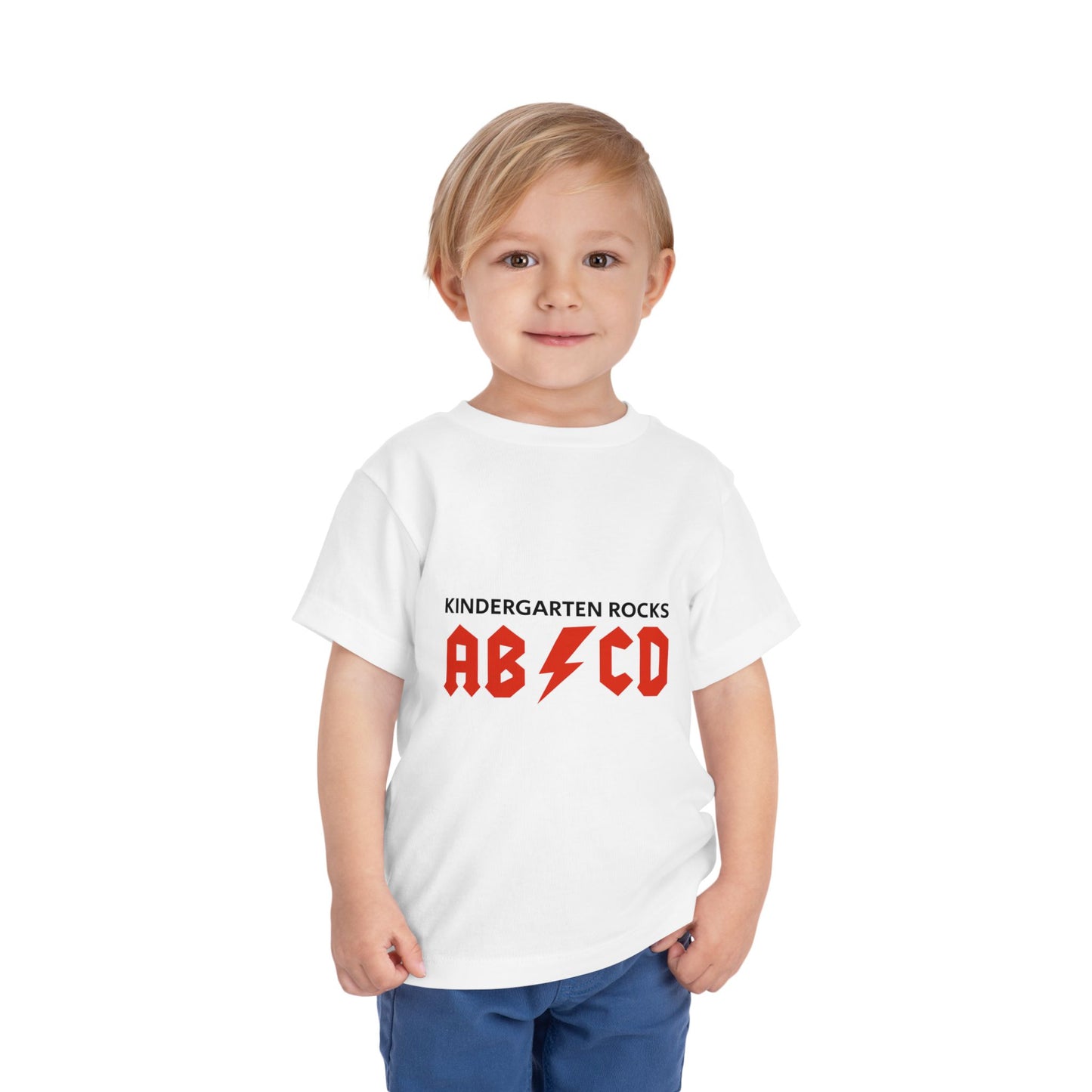 Cool Kindergarten Rocks Toddler Tee | Kid's Shirt for School, Birthday Gift, Playtime, Summer Fun