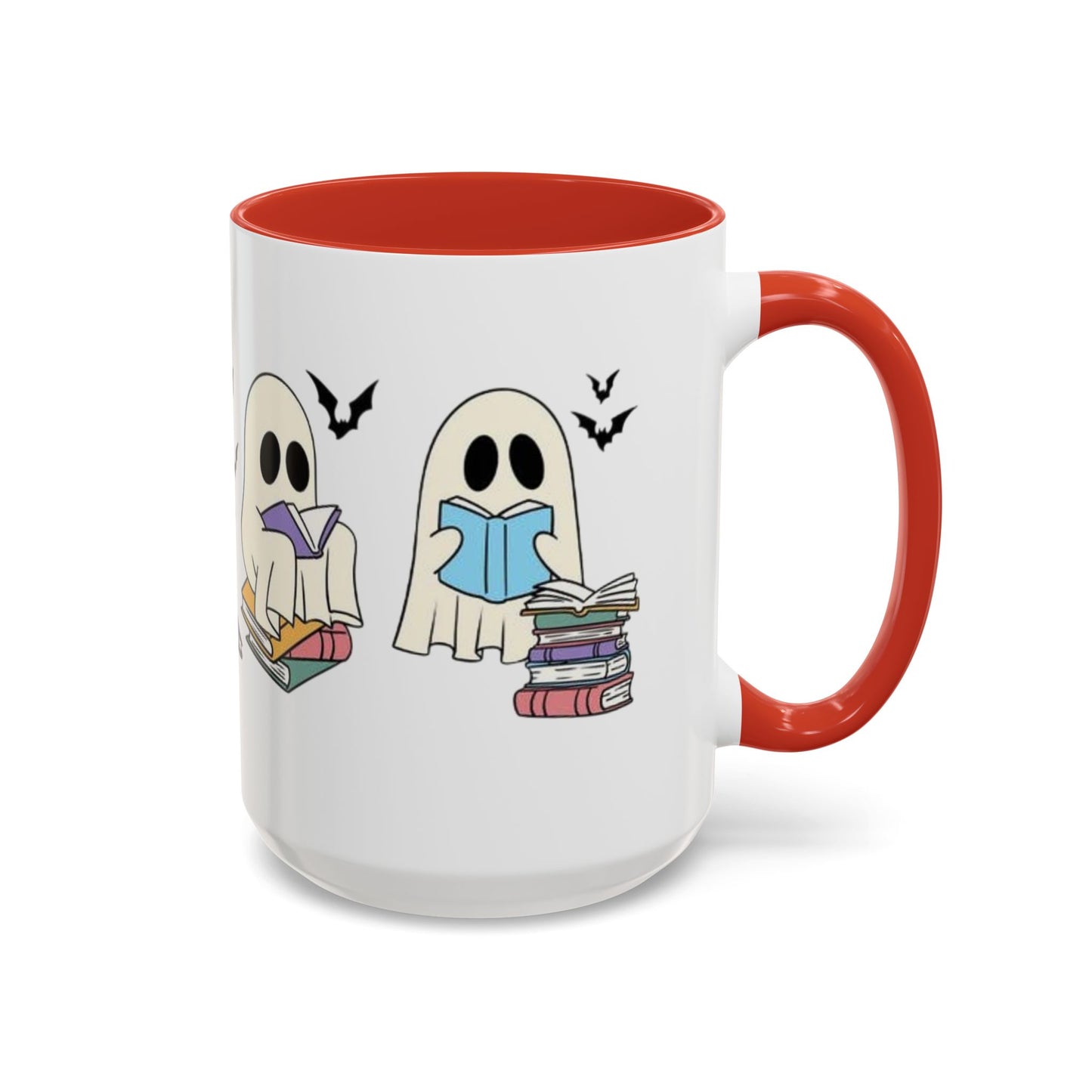 Ghostly Book Lover Coffee Mug - Spooky Reading Gift for Halloween, Literary Enthusiasts, Bookworm Accessories, Cute Ghost Mug, [...]