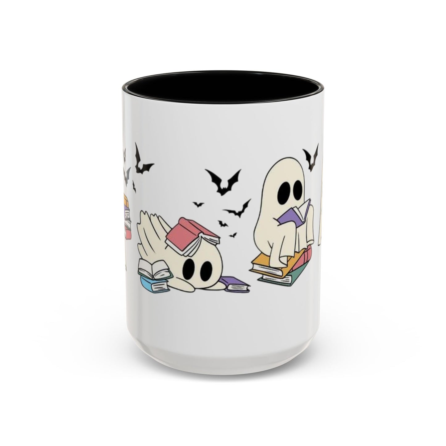 Ghostly Book Lover Coffee Mug - Spooky Reading Gift for Halloween, Literary Enthusiasts, Bookworm Accessories, Cute Ghost Mug, [...]