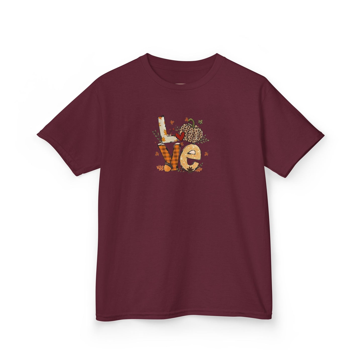 Kids Love Autumn Tee, Cute Kids T-Shirt, Animal Lovers Gift, Eco-Friendly Kids Shirt, Fun Kids Gift, Nature-Themed Apparel