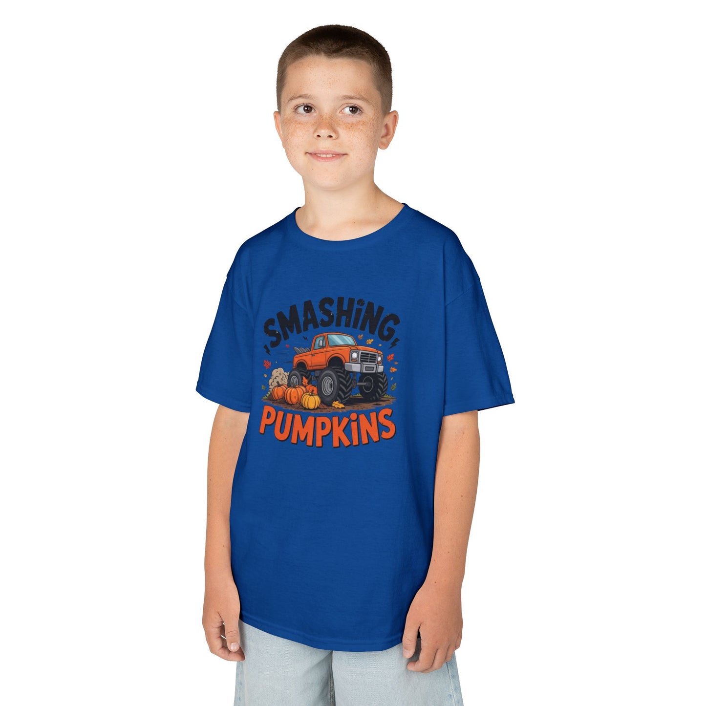 Smashing Pumpkins Kids Tee for Halloween Fun, Youth Autumn Shirt, Pumpkin Patch Tee, Fall Festival Apparel, Trick or Treat Top