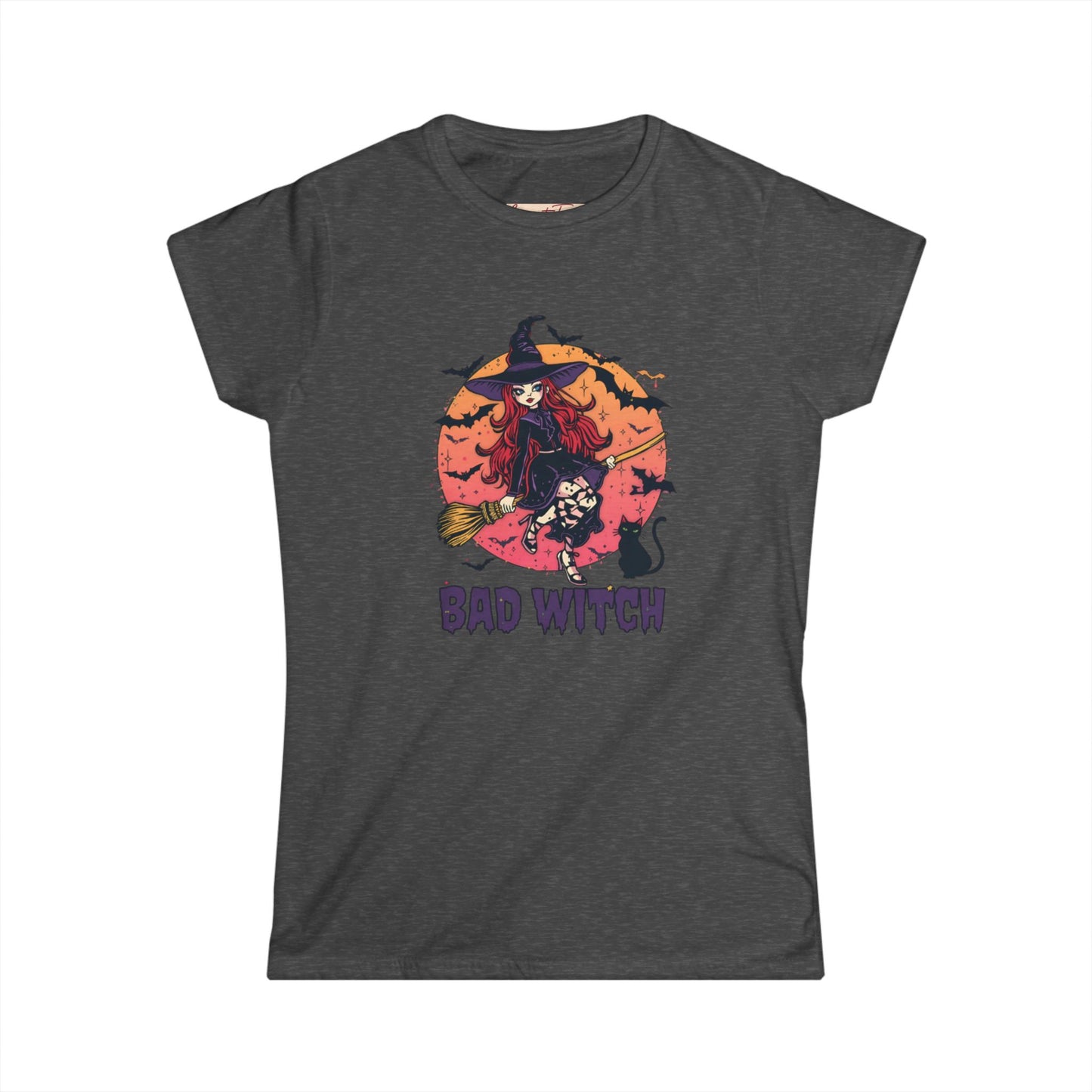 Women's Tee - Bad Witch Halloween Tee, Spooky Season Shirt, Witchy Gift for Witches, Fall Fashion