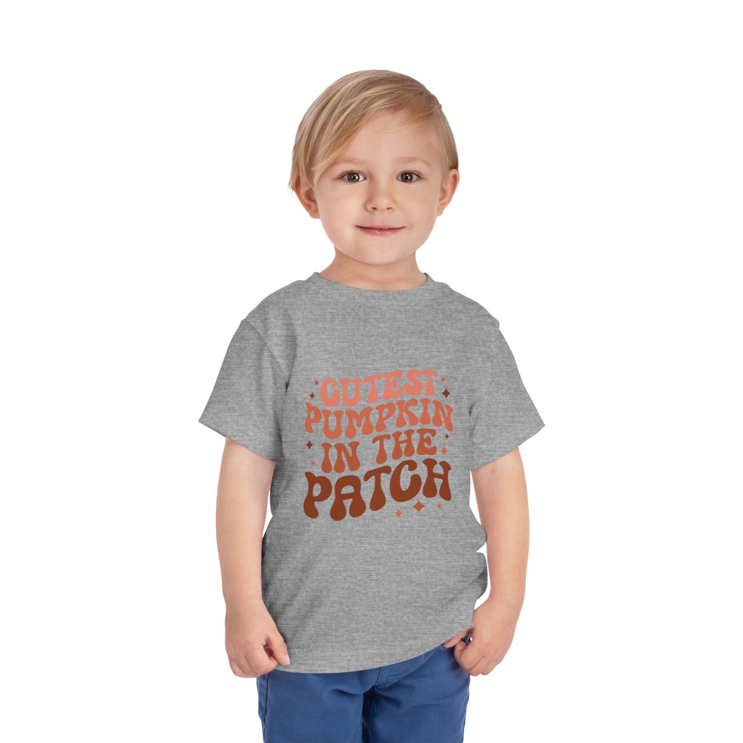 Toddler Short Sleeve Tee - Cutest Pumpkin in the Patch Halloween Top, Fall Apparel, Kids' T-Shirt, Pumpkin Patch Shirt, Toddler [...]