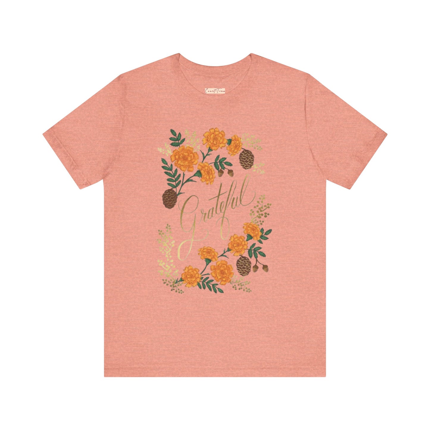 Grateful Floral Short Sleeve Tee