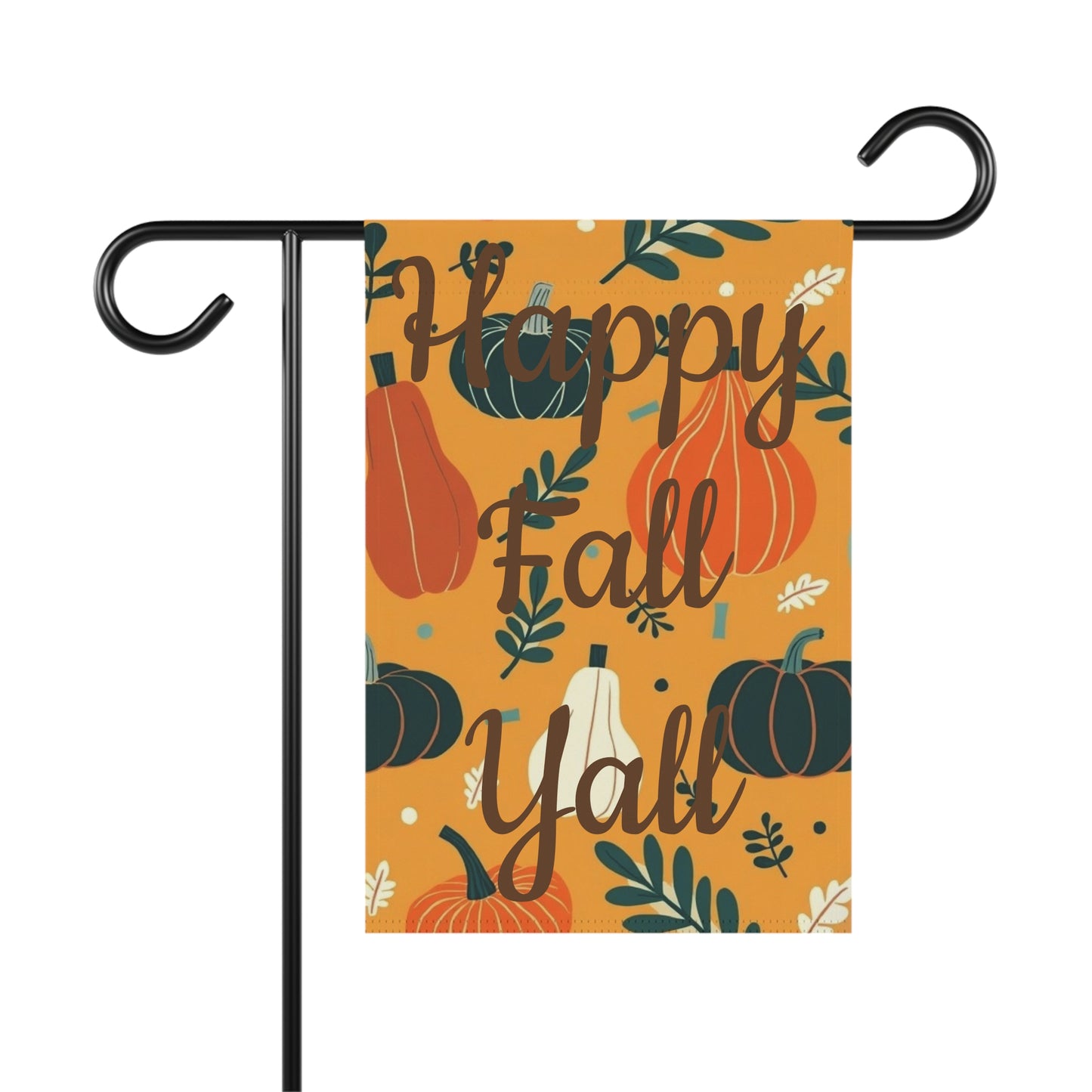 Autumn Garden Flag - Happy Fall Y'all Banner | Rustic Outdoor Decor, Seasonal Garden Decoration, Thanksgiving Yard Sign, Fall Decor