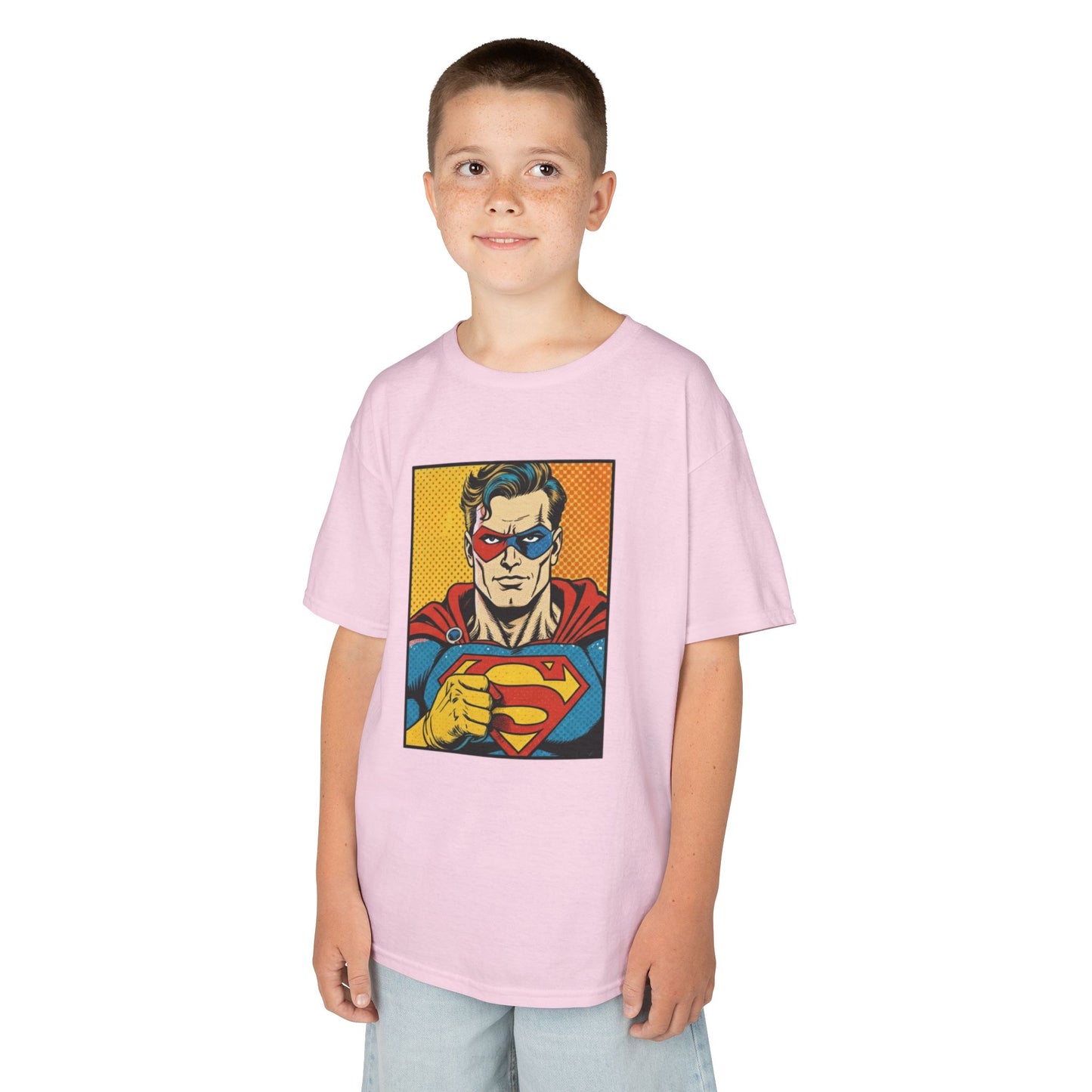 Superhero Kids Tee Shirt, Comic Book Kids Shirt, Fun Kids Apparel, Birthday Gift for Boys, Graphic Tee for Kids