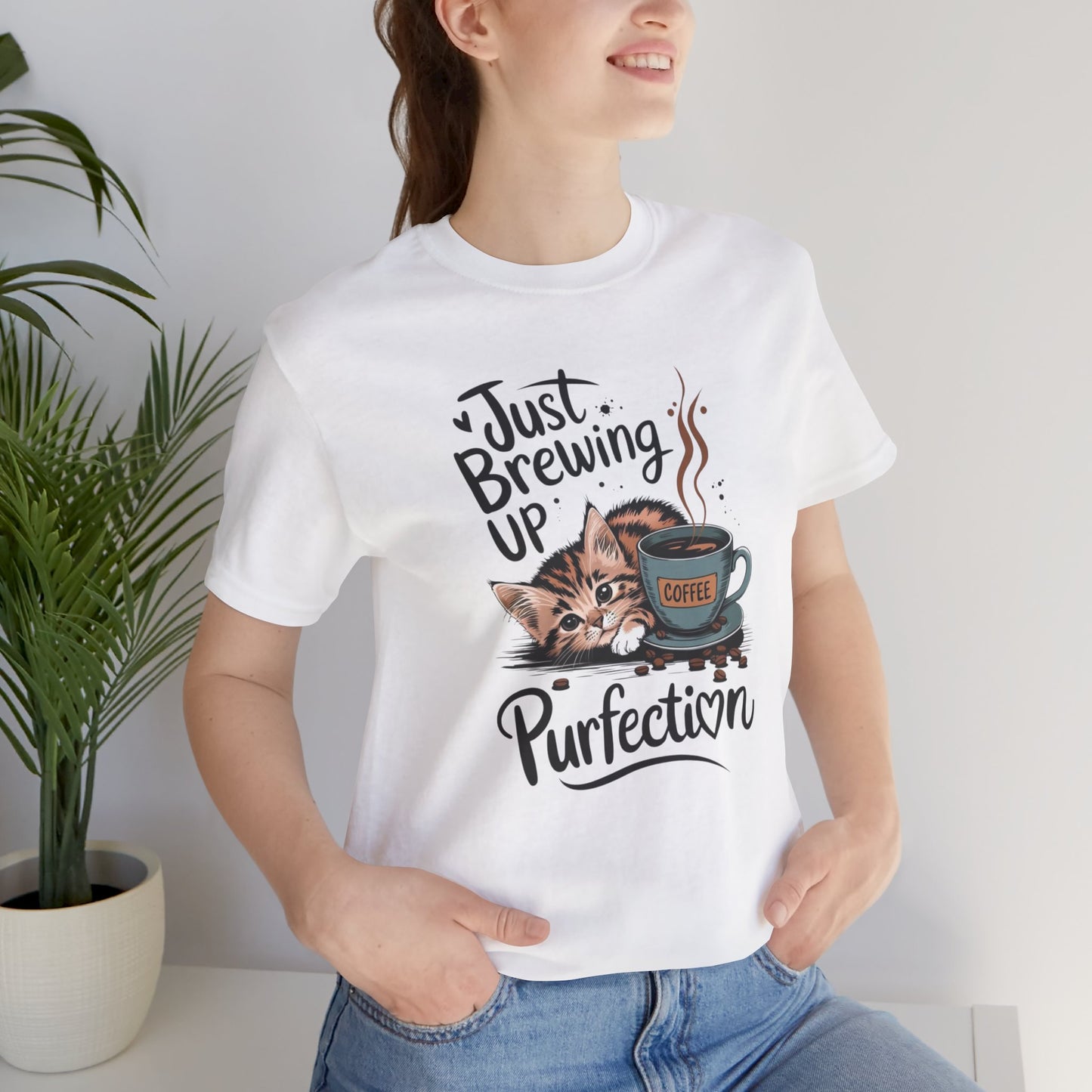 Cute Cat Coffee Tee