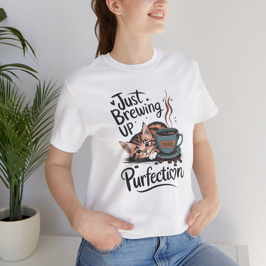Cute Cat Coffee Tee