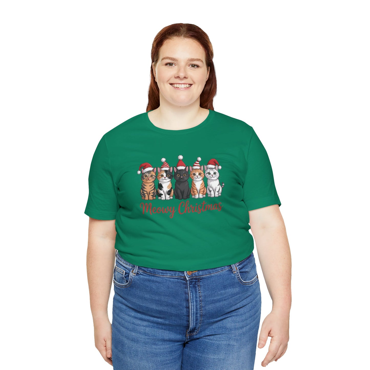 Meowy Christmas Cat T-Shirt