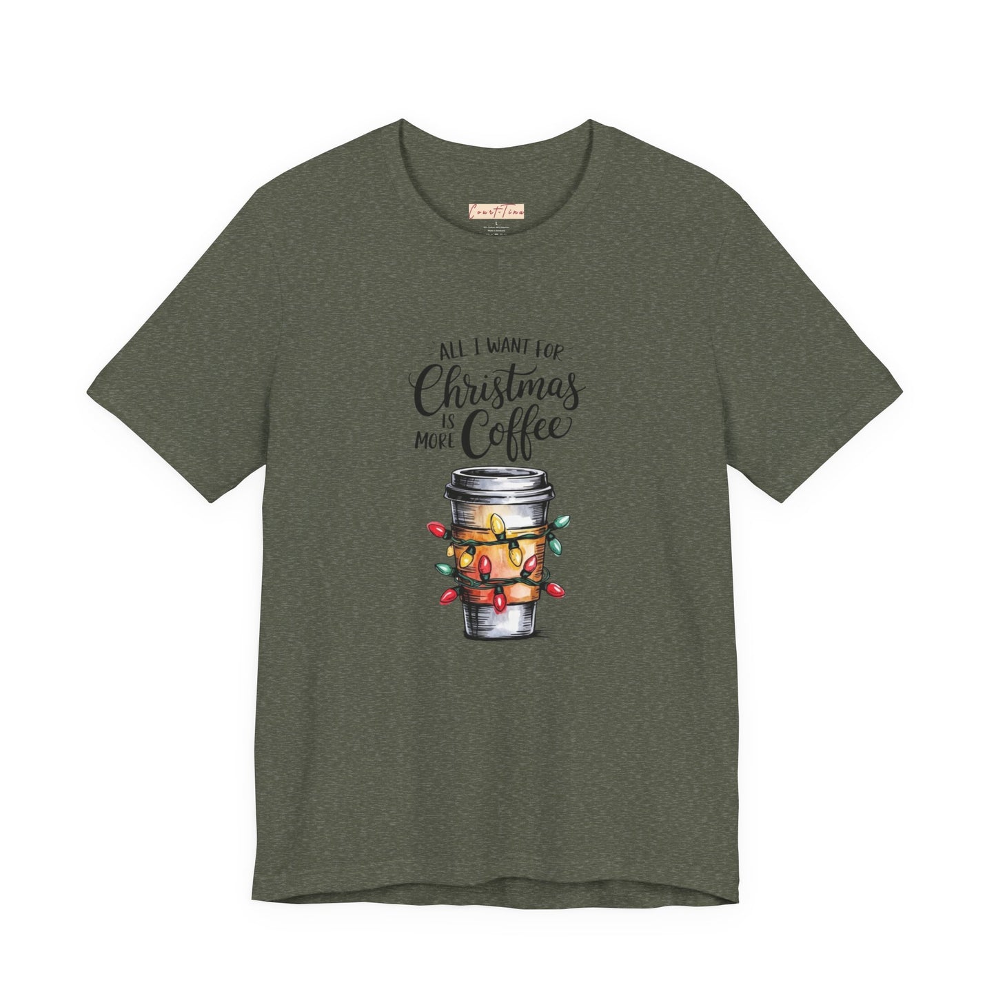 All I Want For Christmas Is Coffee Tee