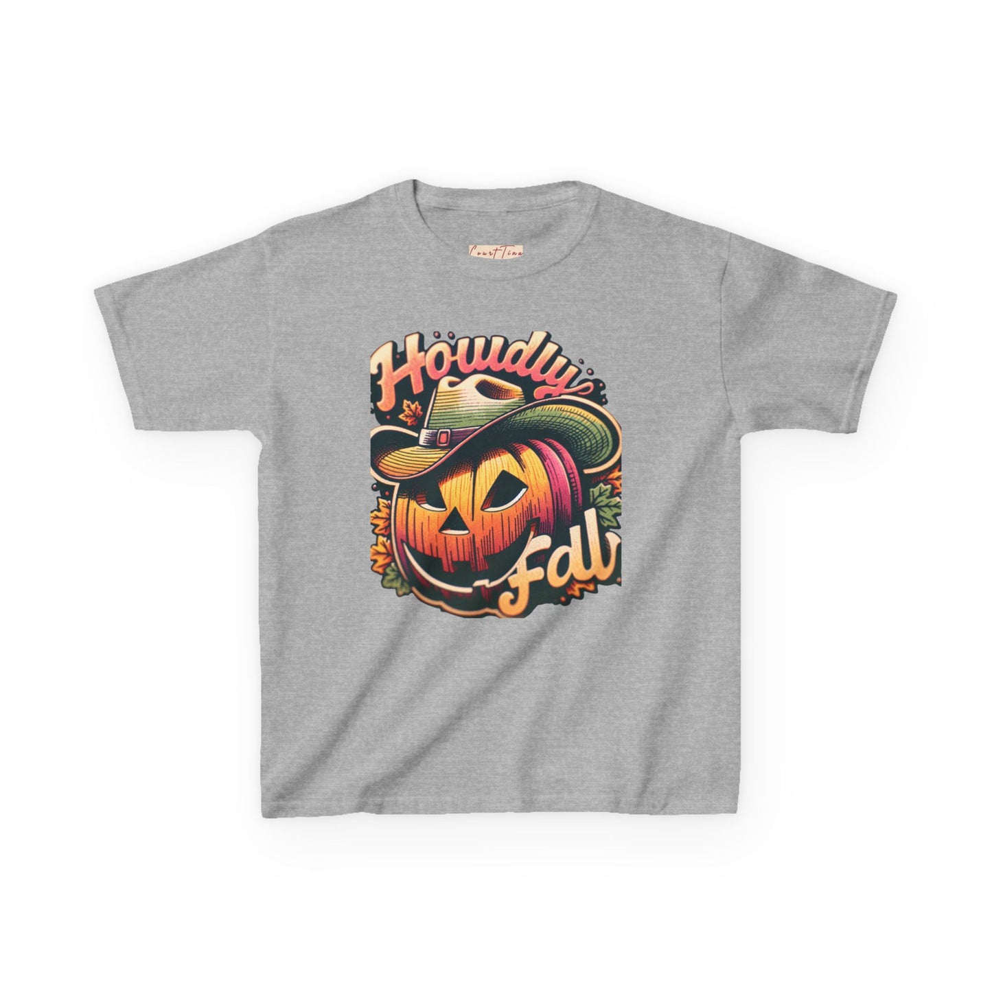 Kids Halloween Tee, Fun Pumpkin Graphic Tee, Fall Wear for Kids, Trick-or-Treat Shirt, Autumn Celebration Outfit