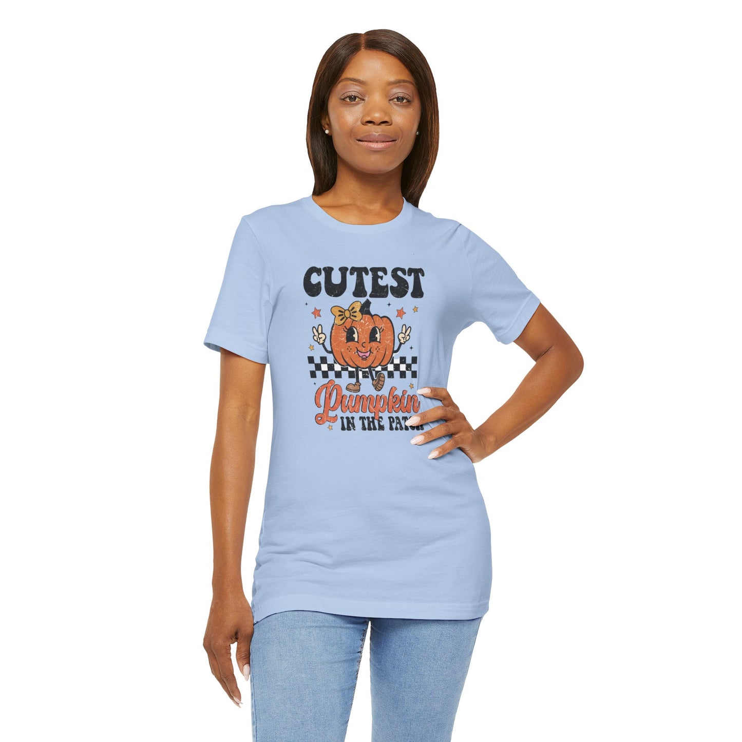 Cute Pumpkin Patch Tee - Fall Fashion, Halloween Shirt, Unisex Pumpkin Tee, Funny Graphic T-Shirt, Holiday Apparel
