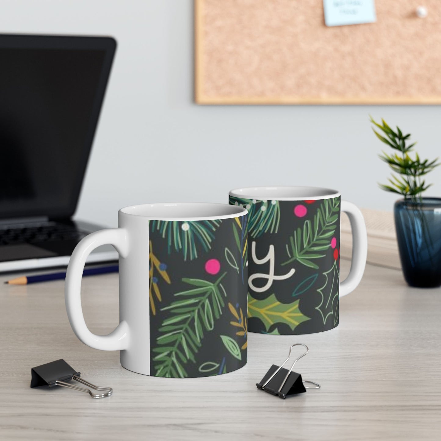 Joyful Holiday Ceramic Mug