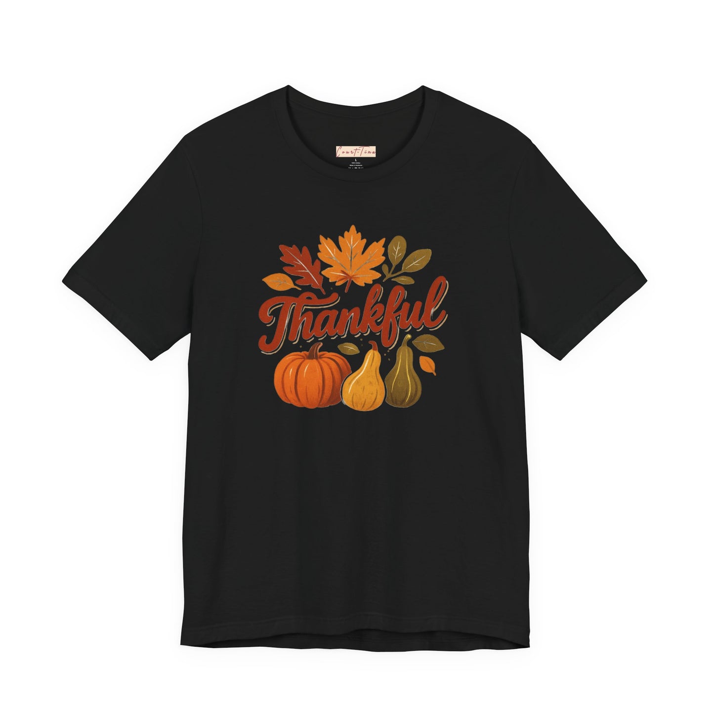 Fall Harvest Thankful Tee, Autumn Shirt, Thanksgiving Gift, Cozy Casual Wear, Unisex Fall Tee, Seasonal Apparel