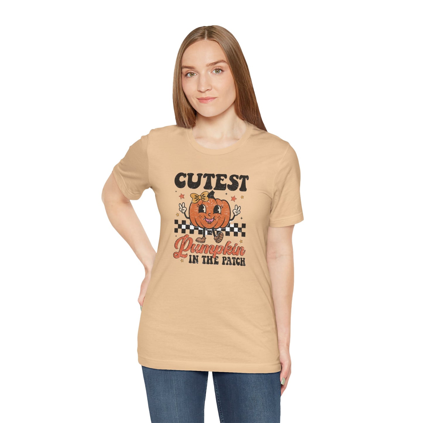 Cute Pumpkin Patch Tee - Fall Fashion, Halloween Shirt, Unisex Pumpkin Tee, Funny Graphic T-Shirt, Holiday Apparel