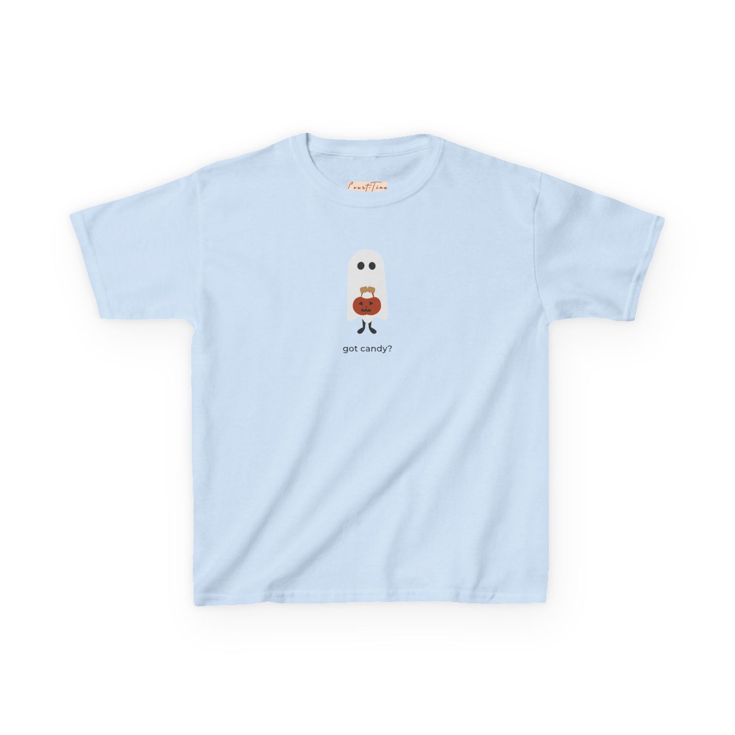 Adorable Ghost Kids Tee, Cute Cotton T-Shirt for Halloween, Baby Shower Gift, Everyday Wear, Fun Kids Apparel