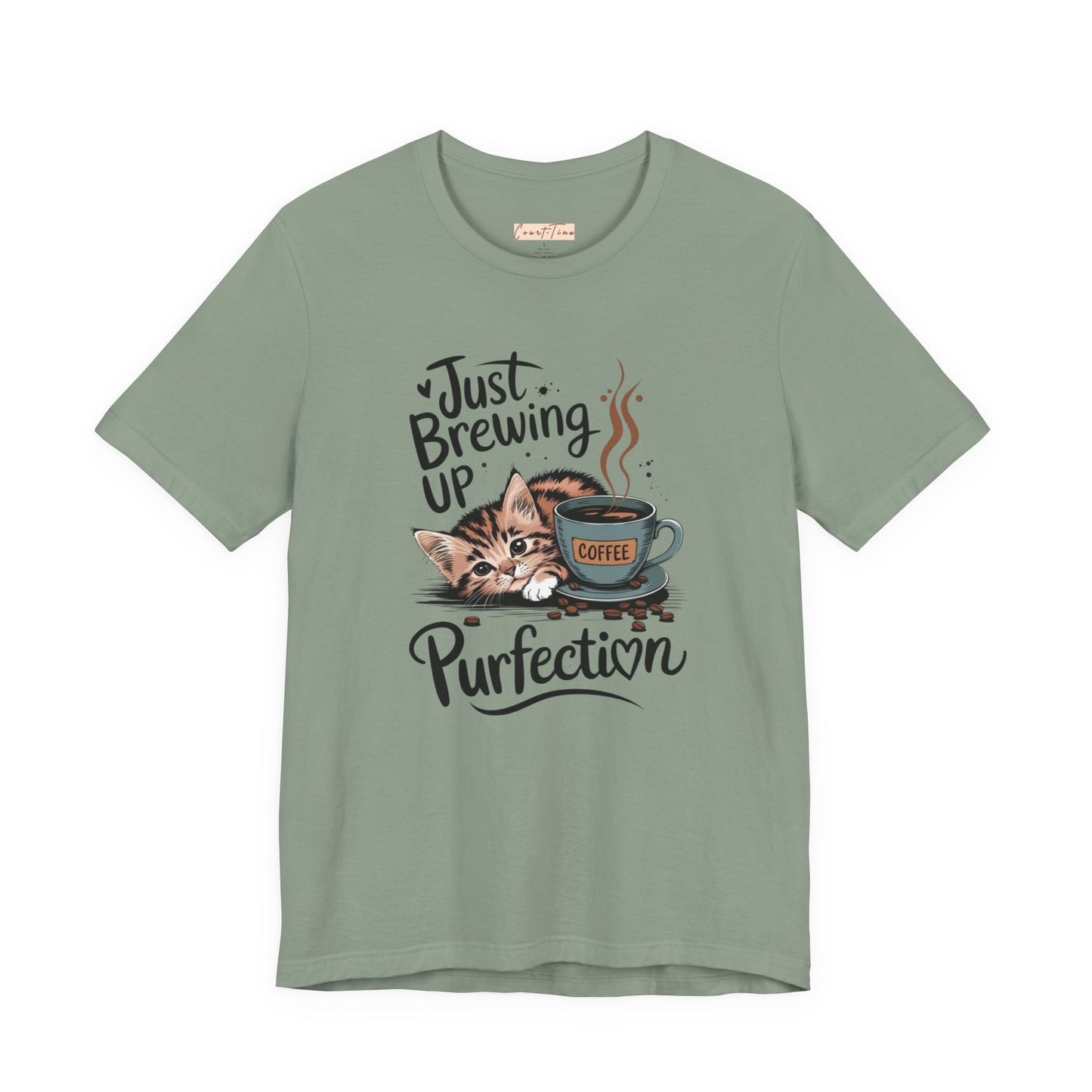 Cute Cat Coffee Tee