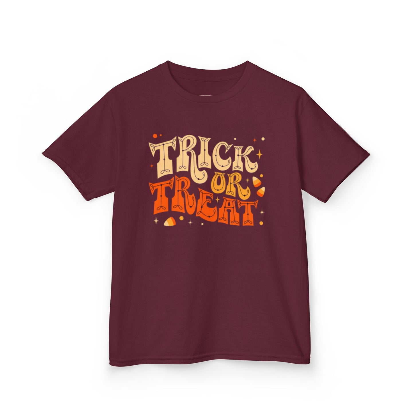 Kids Halloween Tee, Trick or Treat T-Shirt, Halloween Costume Shirt, Spooky Kids Apparel, Fall Festivity Tee