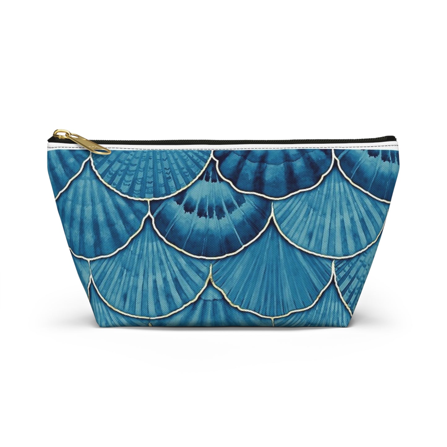 Ocean-Inspired Accessory Pouch, Cute Makeup Bag, Seashell Travel Organizer, Beach Lovers Gift, Nautical Cosmetic Case, Perfect for Summer