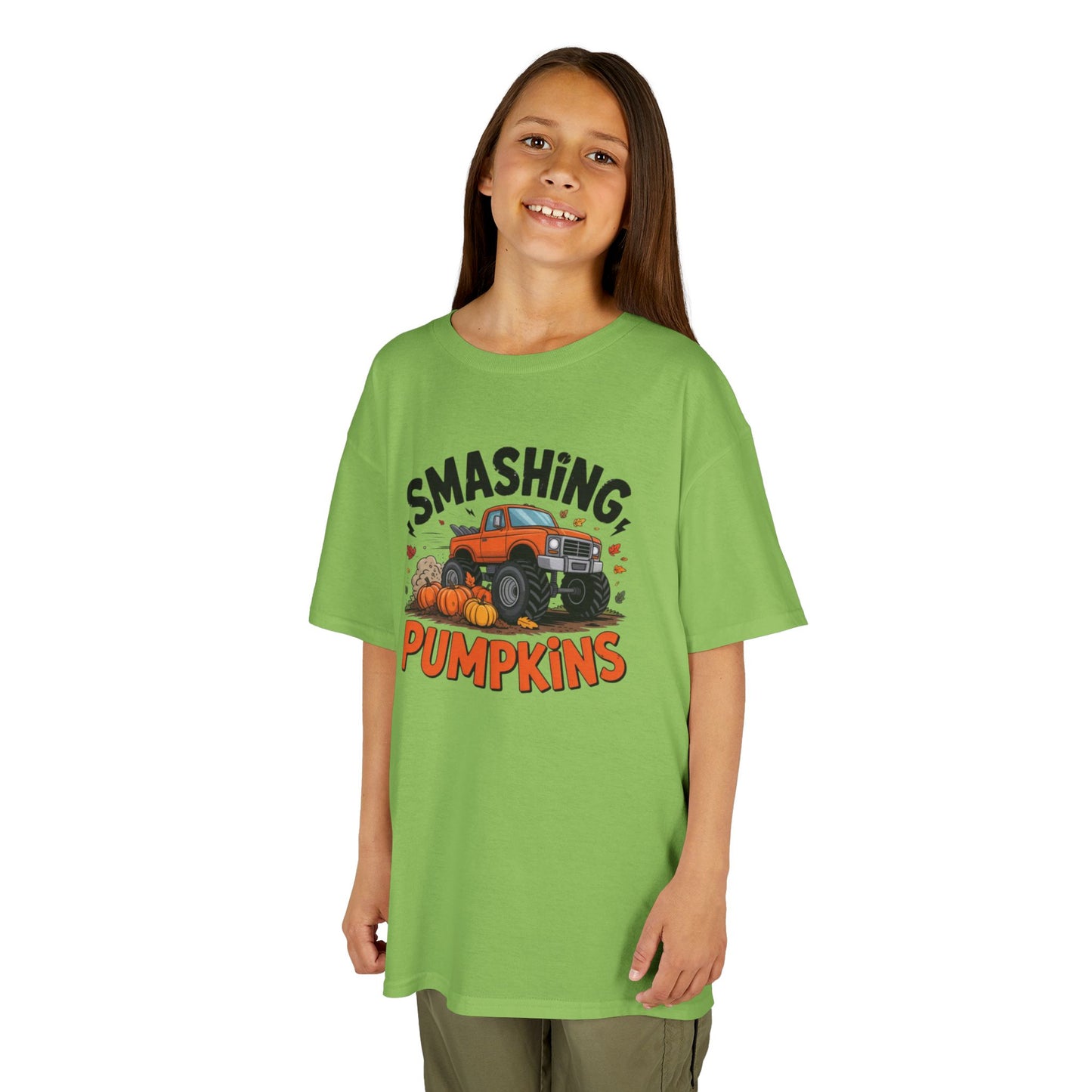 Smashing Pumpkins Kids Tee for Halloween Fun, Youth Autumn Shirt, Pumpkin Patch Tee, Fall Festival Apparel, Trick or Treat Top