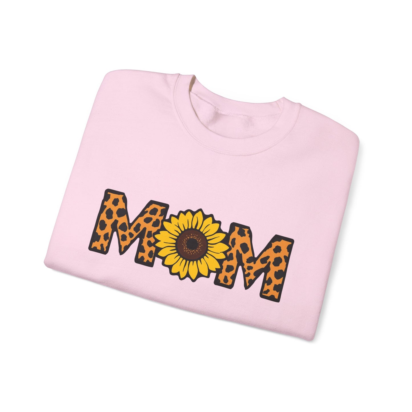 Sunflower Mom Crewneck Sweatshirt, Cozy Gift for Mothers, Mother's Day Apparel, Birthday Gift, Stylish Casual Wear