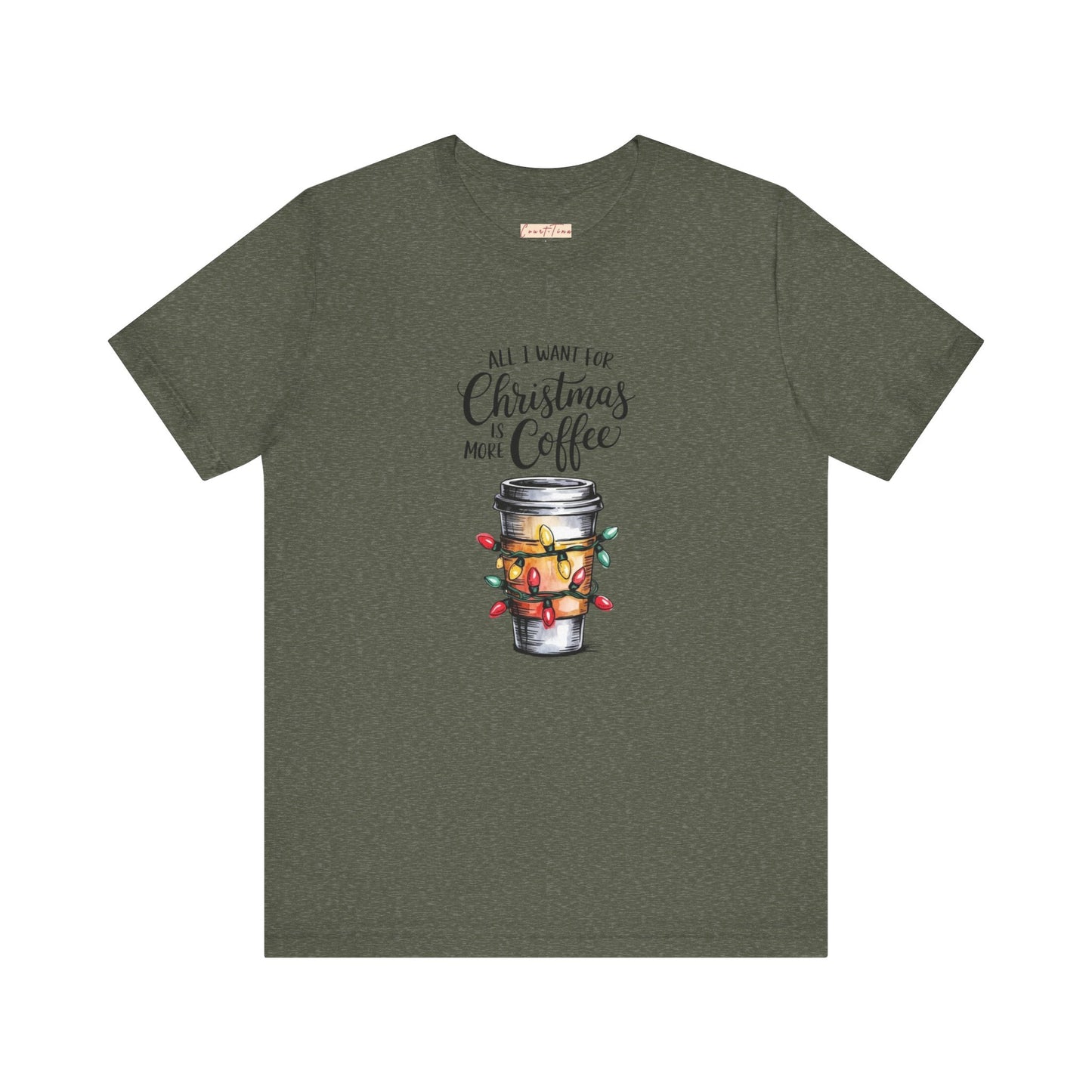 All I Want For Christmas Is Coffee Tee