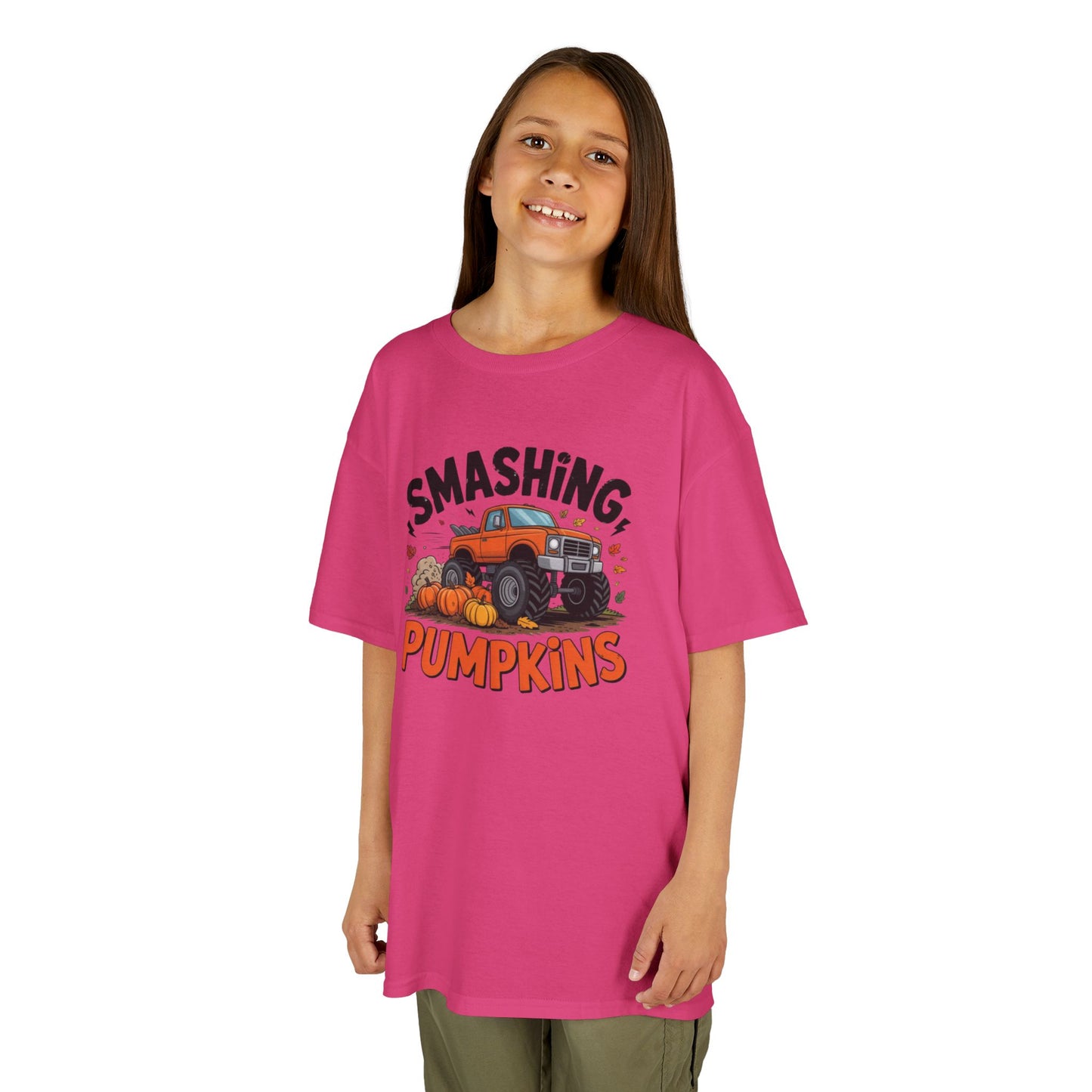 Smashing Pumpkins Kids Tee for Halloween Fun, Youth Autumn Shirt, Pumpkin Patch Tee, Fall Festival Apparel, Trick or Treat Top