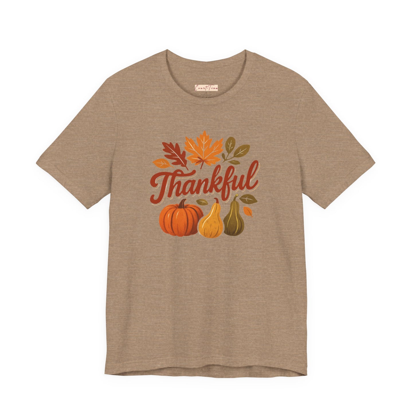 Fall Harvest Thankful Tee, Autumn Shirt, Thanksgiving Gift, Cozy Casual Wear, Unisex Fall Tee, Seasonal Apparel