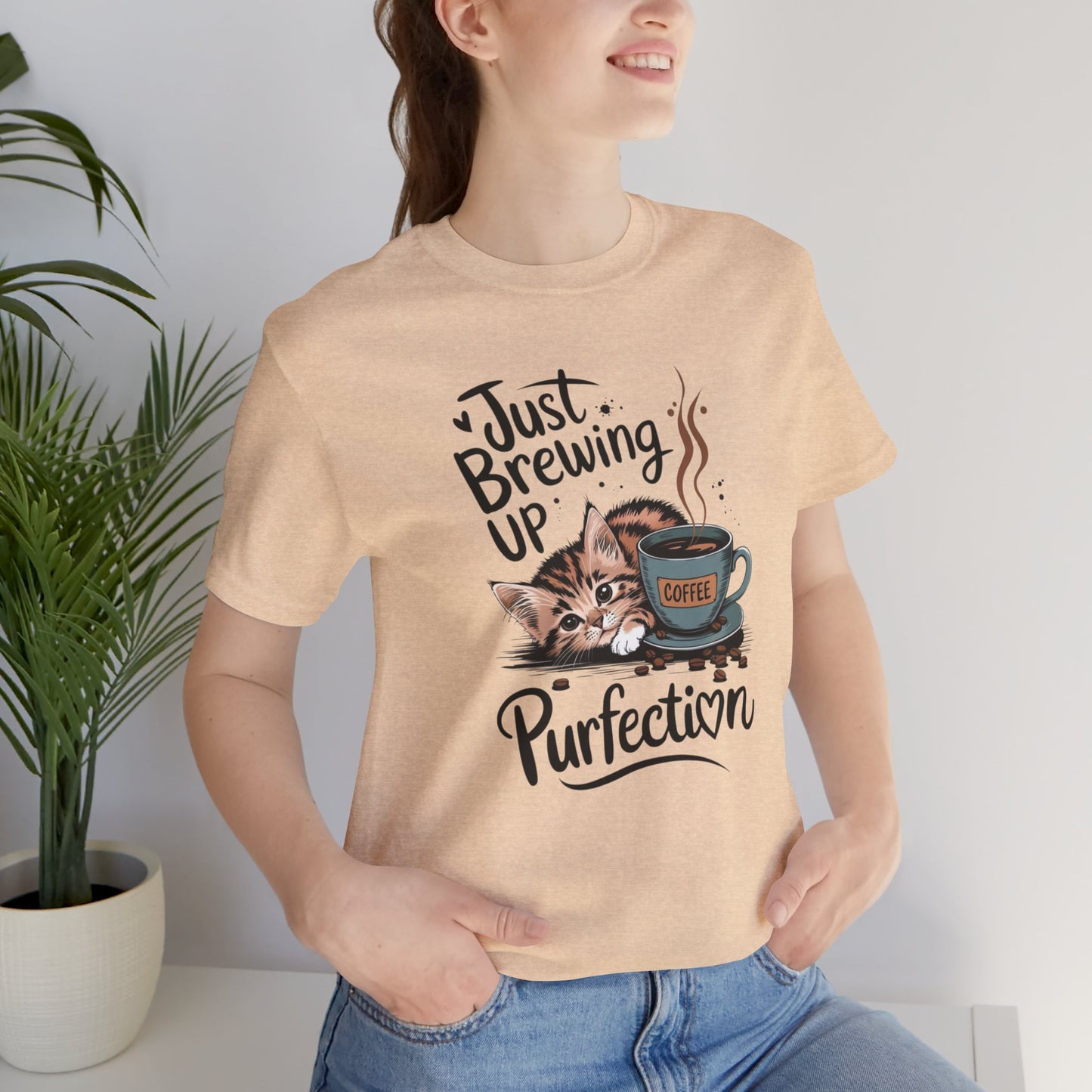 Cute Cat Coffee Tee
