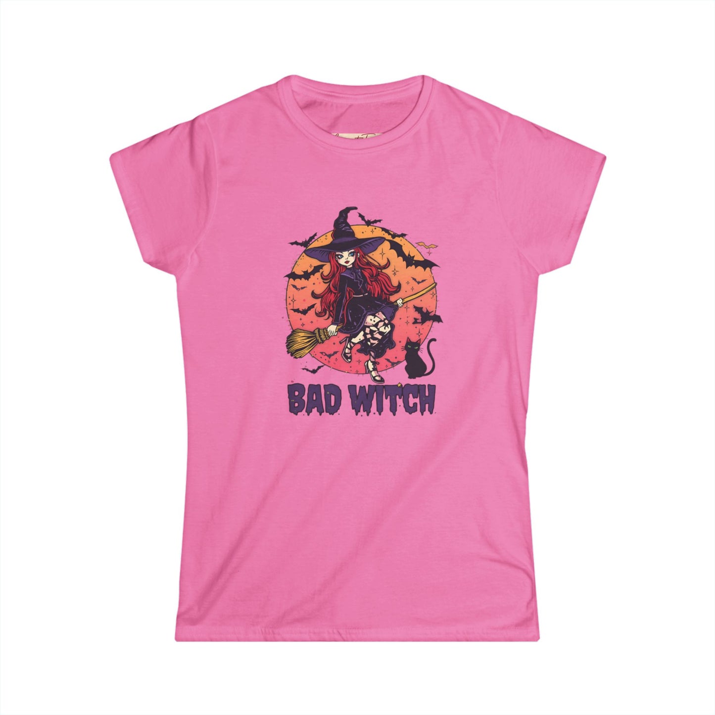 Women's Tee - Bad Witch Halloween Tee, Spooky Season Shirt, Witchy Gift for Witches, Fall Fashion