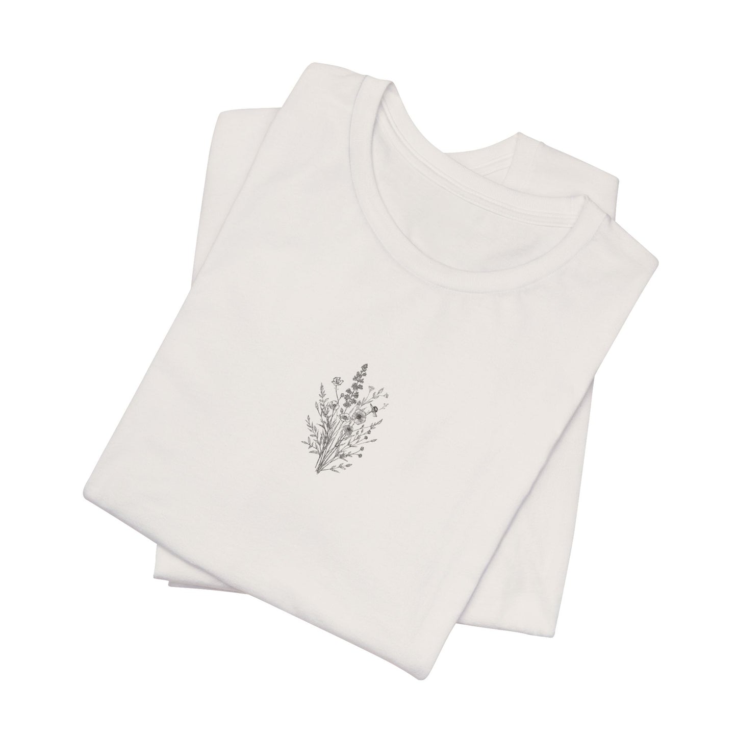 Floral Short Sleeve Tee, Unisex Casual T-Shirt, Perfect Gift for Plant Lovers, Summer Wardrobe Essential, Nature-Inspired Clothing, [...]