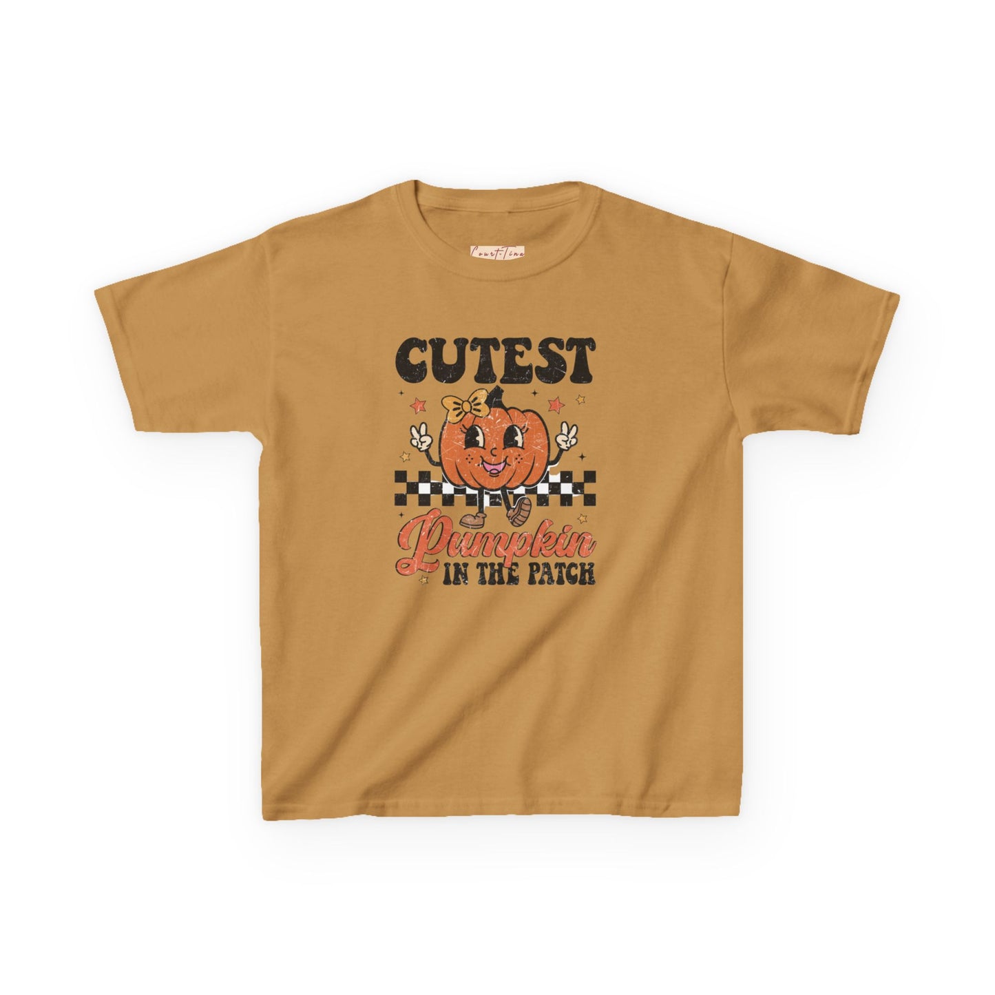 Cute Pumpkin Kids Tee - Fall Apparel, Halloween T-Shirt, Thanksgiving Gift, Pumpkin Patch Outfit, Kid's Halloween Shirt