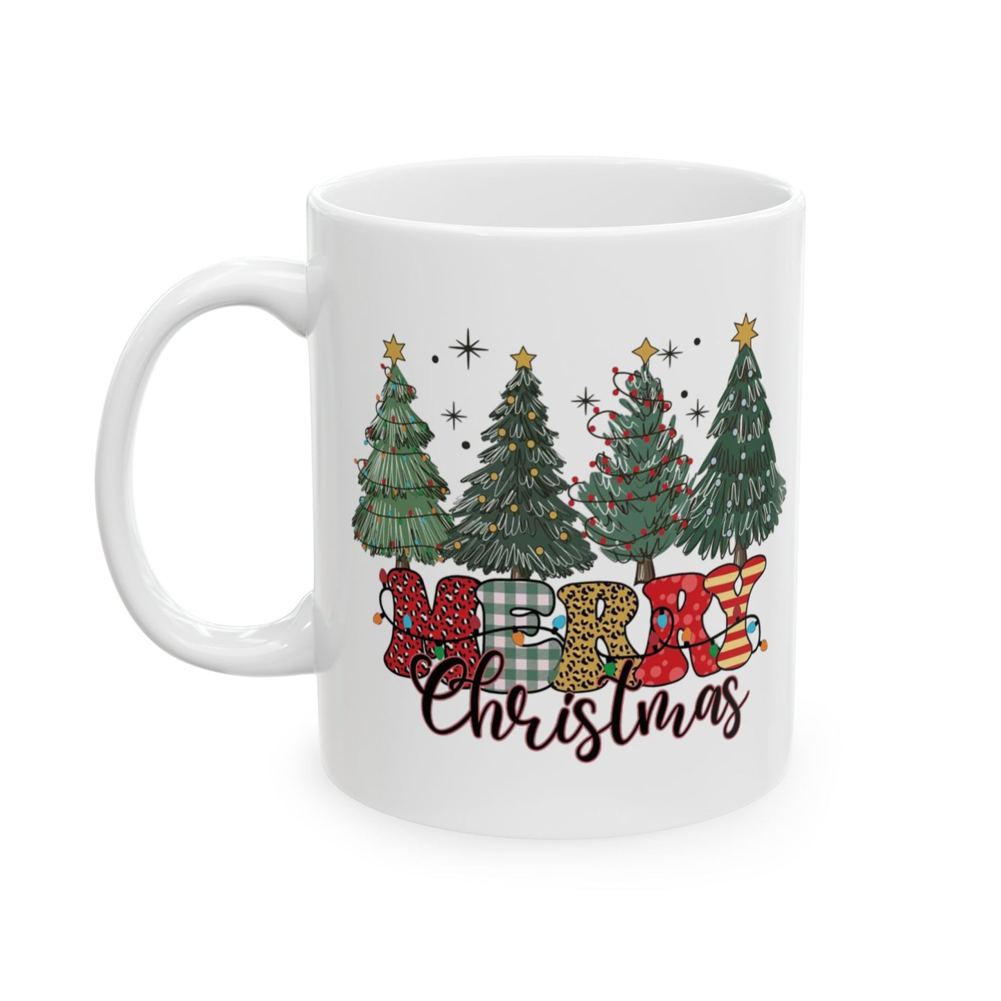 Festive Christmas Mug - Holiday Drinkware, Perfect Gift for Christmas, Seasonal Decor, Hot Cocoa, Winter Celebrations, Cute Holiday Design