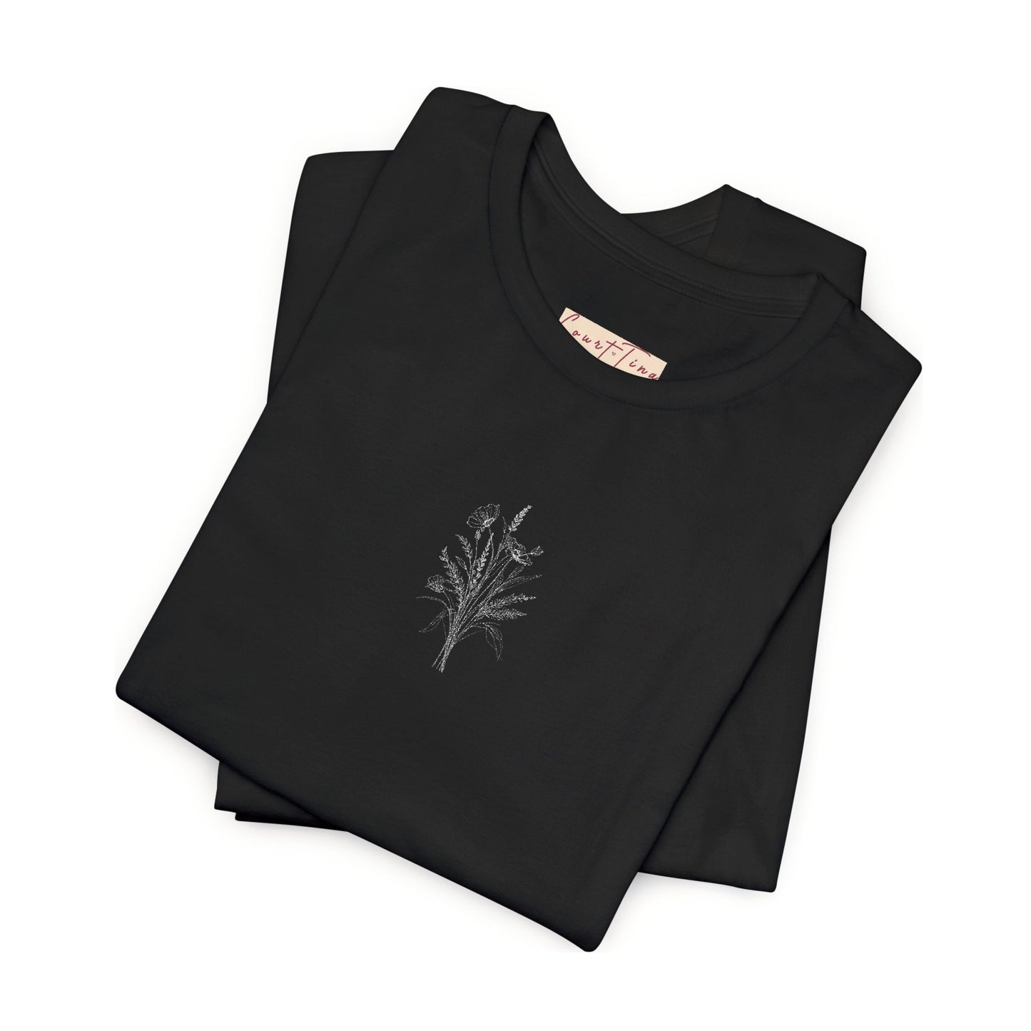 Floral Embroidered Tee | Casual Wear, Gift for Her, Summer Style, Graphic T-Shirt, Everyday Shirt