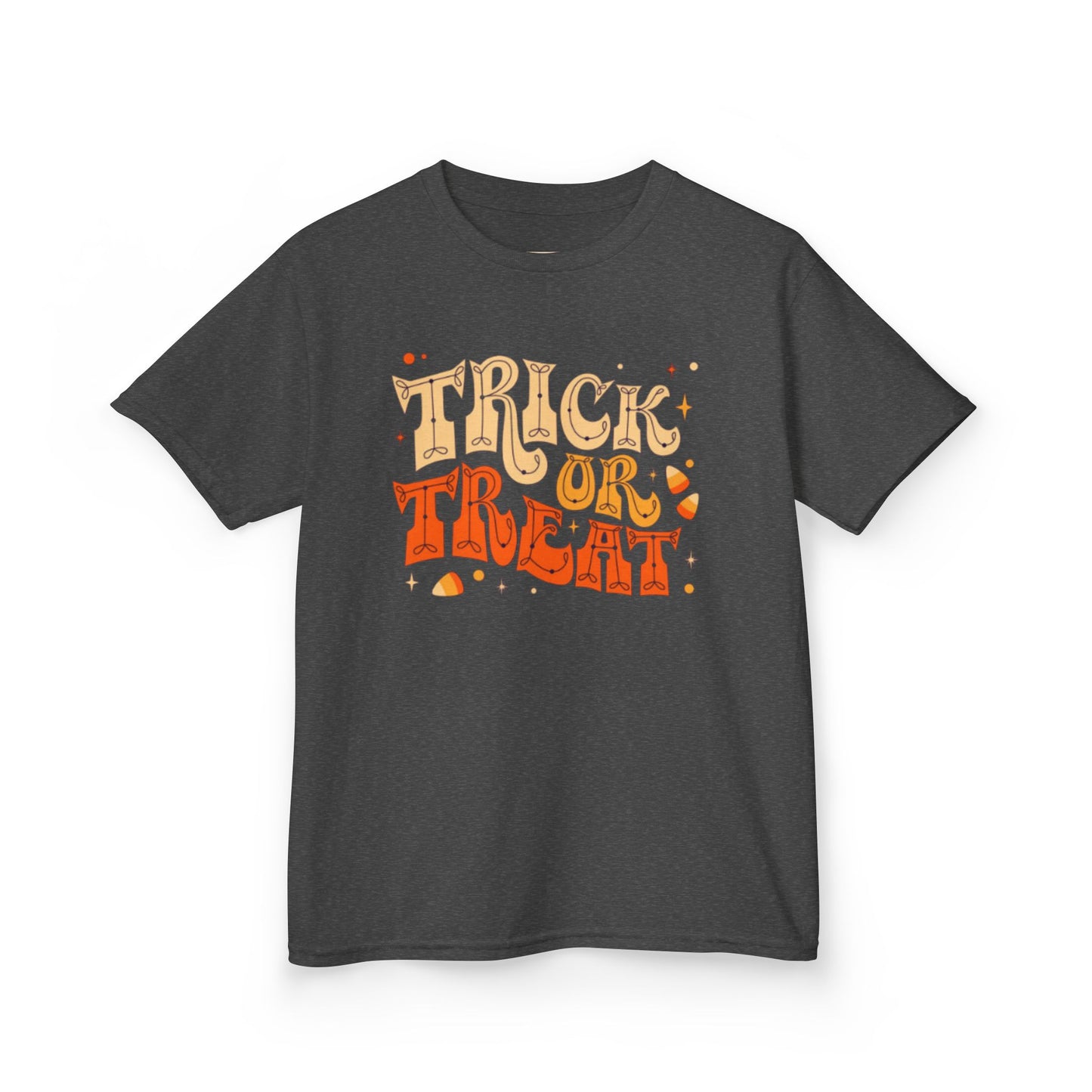 Kids Halloween Tee, Trick or Treat T-Shirt, Halloween Costume Shirt, Spooky Kids Apparel, Fall Festivity Tee