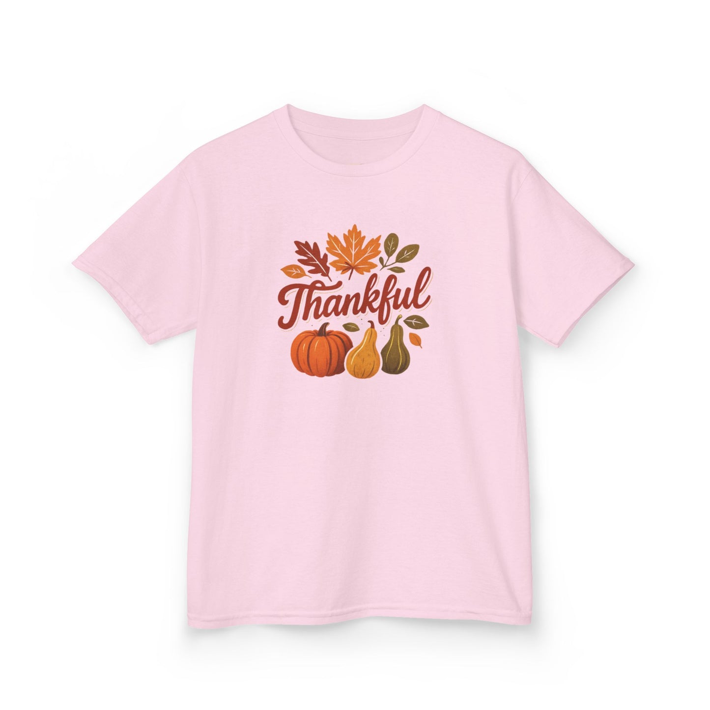 Thankful Kids Tee for Fall Celebrations, Autumn T-Shirt, Thanksgiving Apparel, Seasonal Kidswear, Family Gatherings Clothing