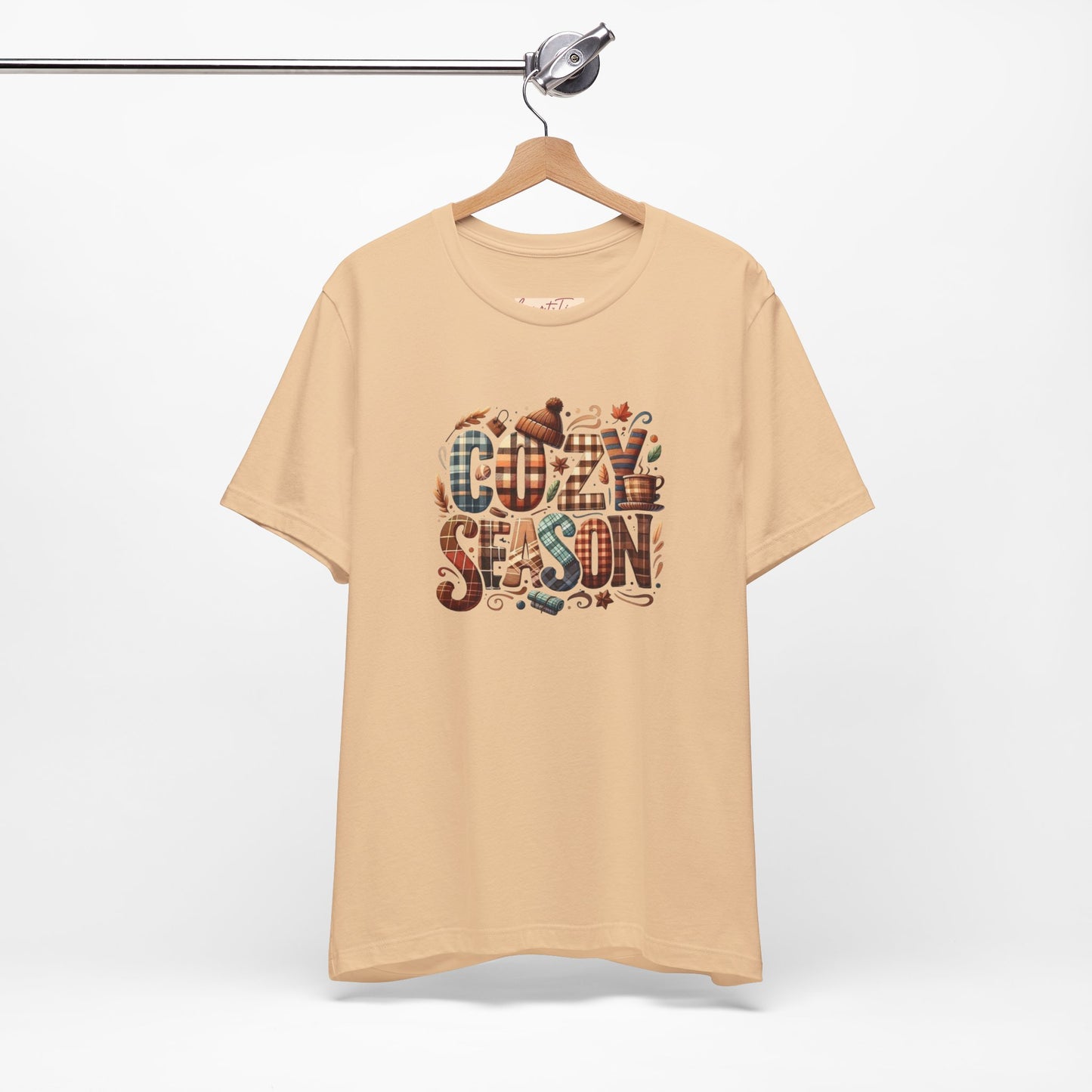 Cozy Season Tee, Comfortable Unisex Shirt for Fall, Autumn Outfit, Gift for Thanksgiving, Casual Wear, Seasonal T-Shirt