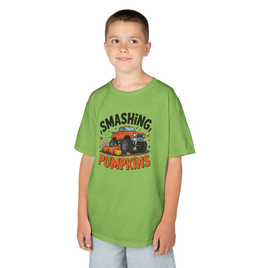Smashing Pumpkins Kids Tee for Halloween Fun, Youth Autumn Shirt, Pumpkin Patch Tee, Fall Festival Apparel, Trick or Treat Top