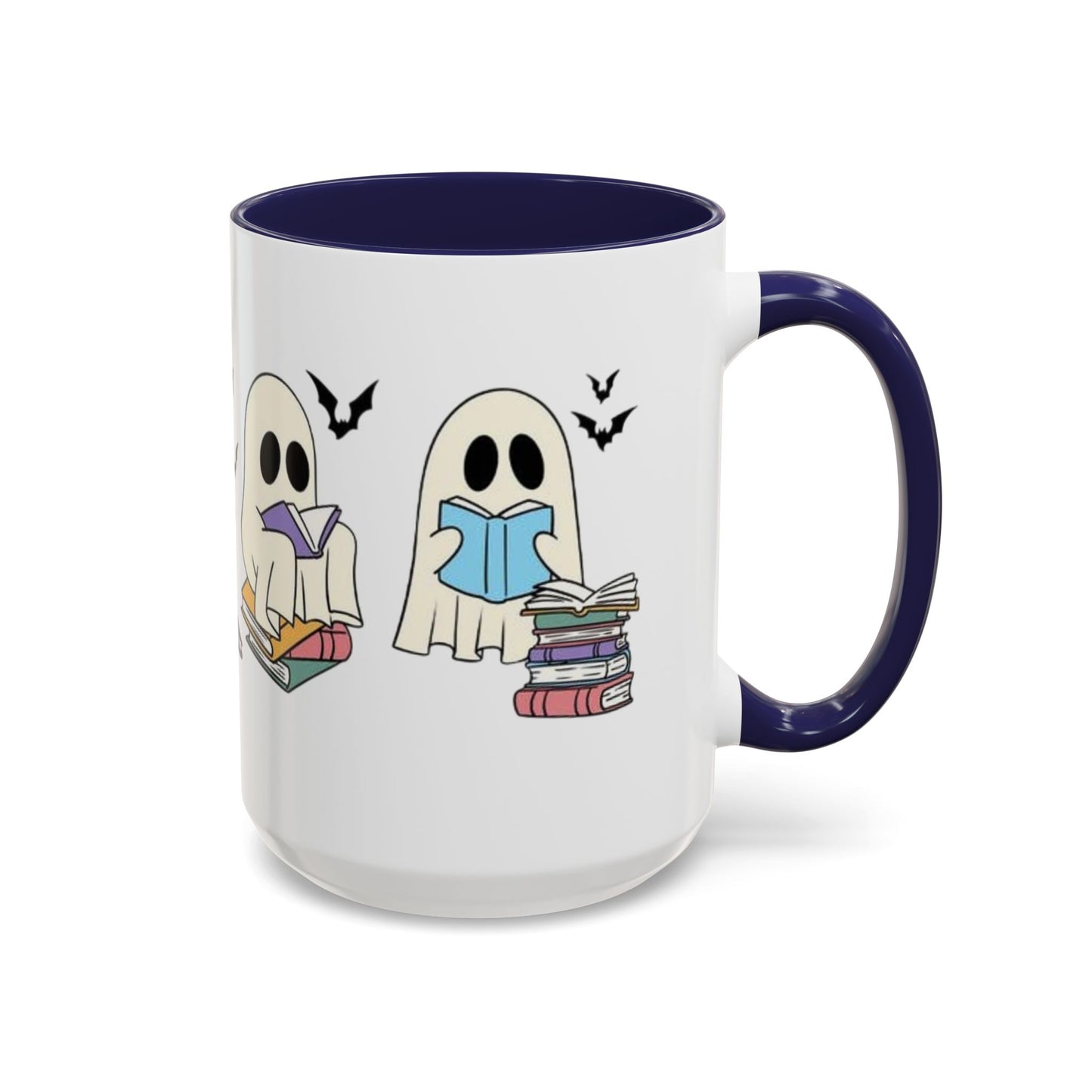 Ghostly Book Lover Coffee Mug - Spooky Reading Gift for Halloween, Literary Enthusiasts, Bookworm Accessories, Cute Ghost Mug, [...]