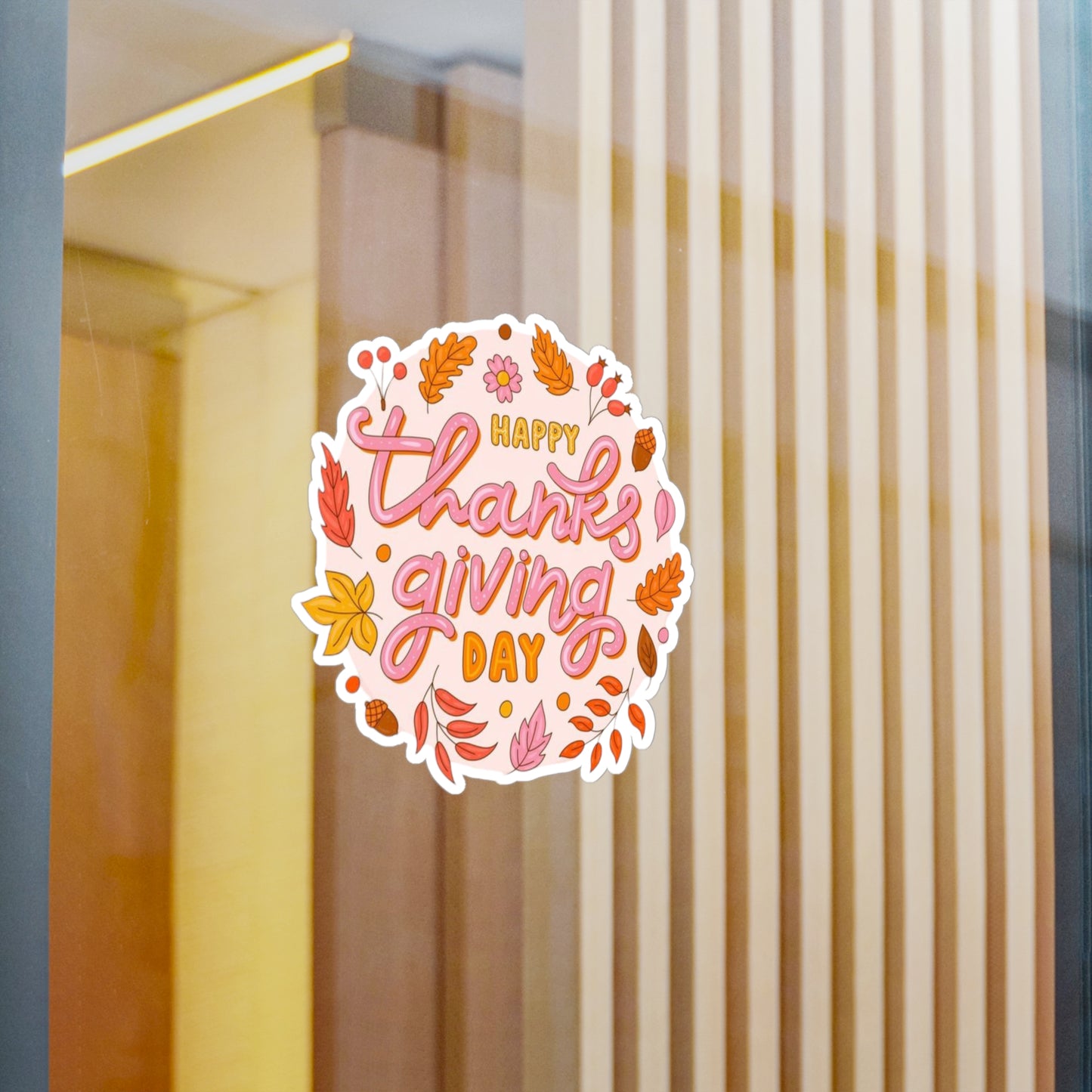 Thanksgiving Kiss-Cut Vinyl Decals