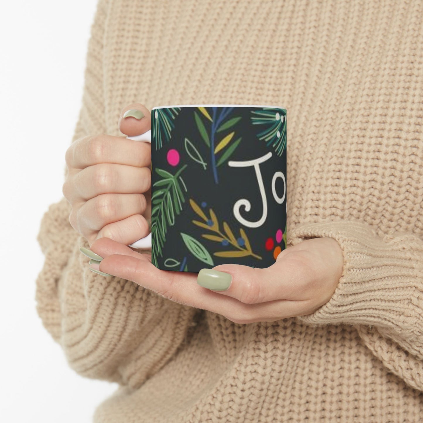 Joyful Holiday Ceramic Mug