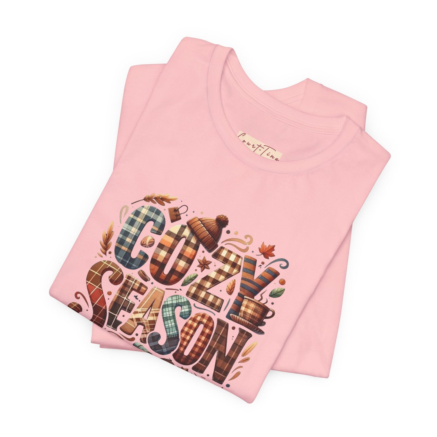 Cozy Season Tee, Comfortable Unisex Shirt for Fall, Autumn Outfit, Gift for Thanksgiving, Casual Wear, Seasonal T-Shirt