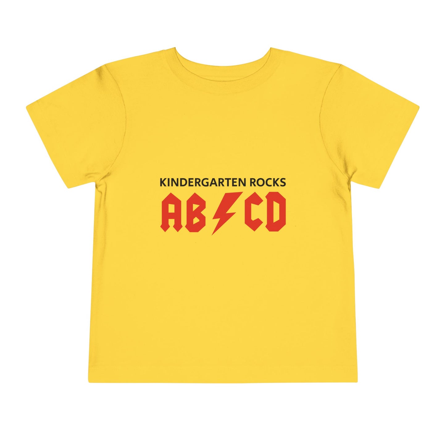 Cool Kindergarten Rocks Toddler Tee | Kid's Shirt for School, Birthday Gift, Playtime, Summer Fun