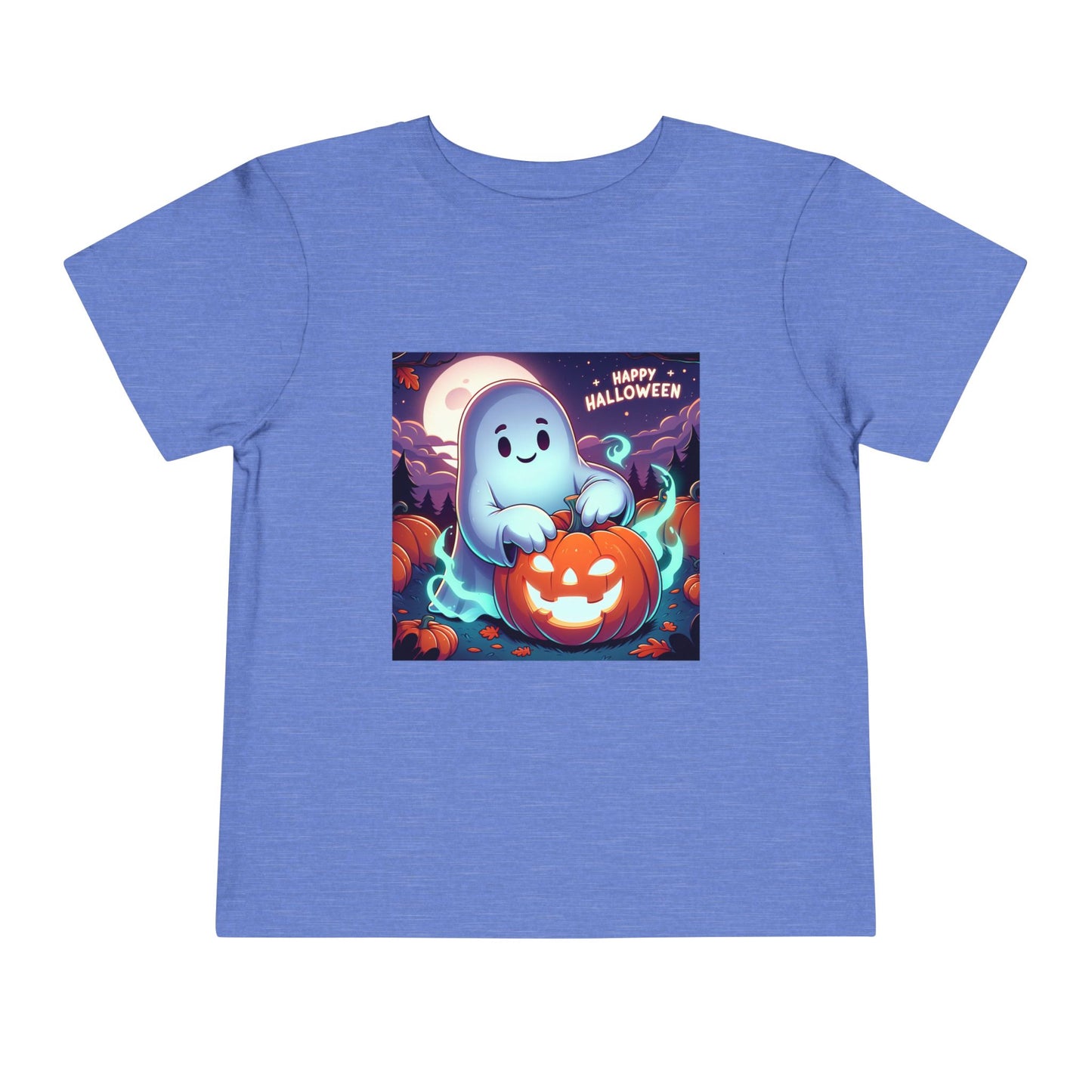 Happy Halloween Toddler Tee, Cute Kids Halloween Shirt, Ghost Pumpkin T-Shirt, Toddler Fall Apparel, Halloween Party Outfit