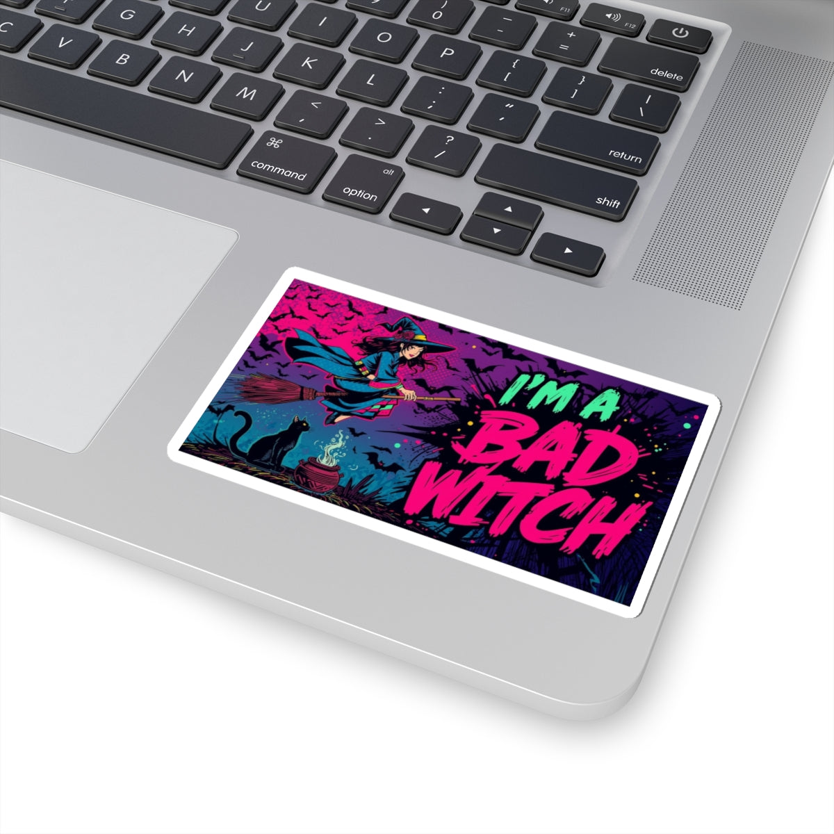 Enchanting Bad Witch Kiss-Cut Stickers | Spooky Decor, Witchcraft Gifts, Halloween Accessories, Laptop Stickers, Witchy Aesthetic