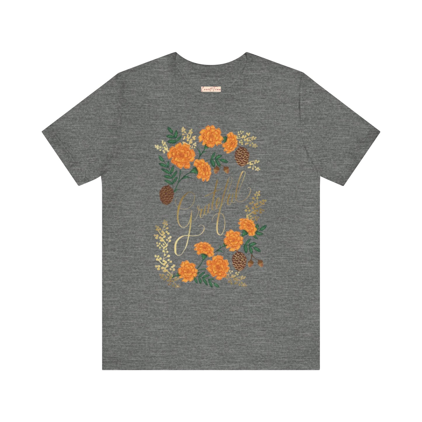 Grateful Floral Short Sleeve Tee